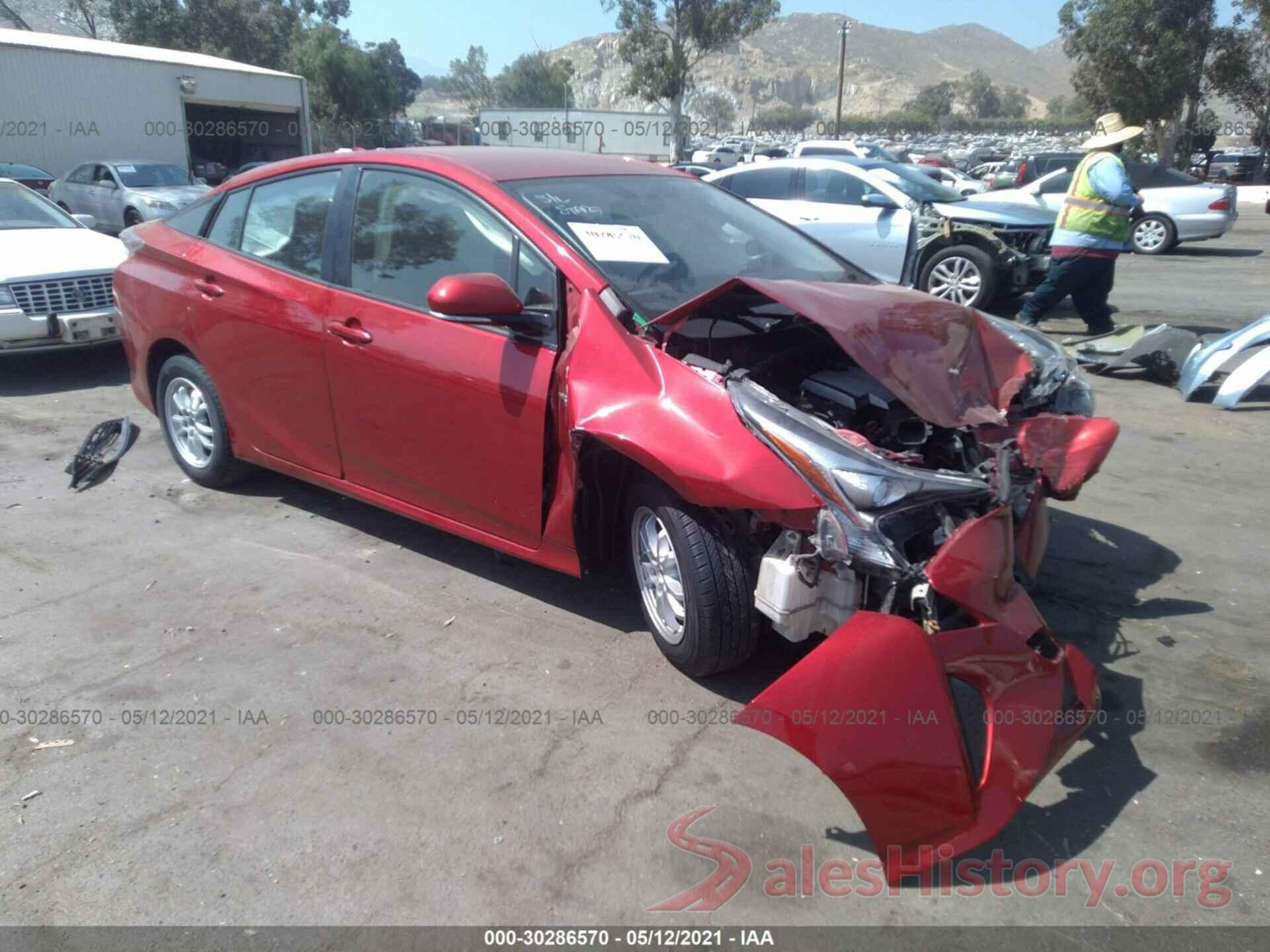 JTDKARFU0G3522589 2016 TOYOTA PRIUS