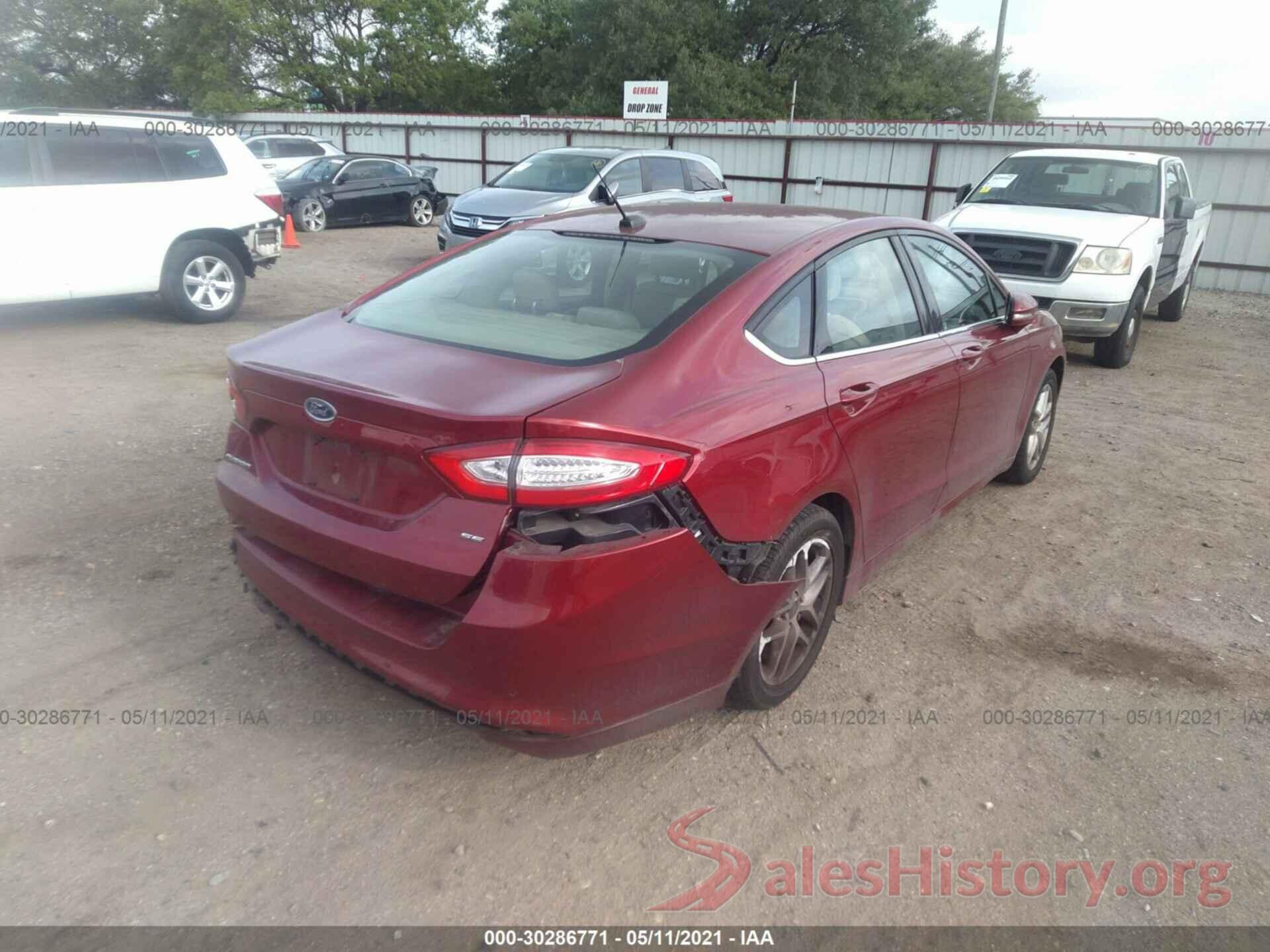 3FA6P0H7XGR382108 2016 FORD FUSION