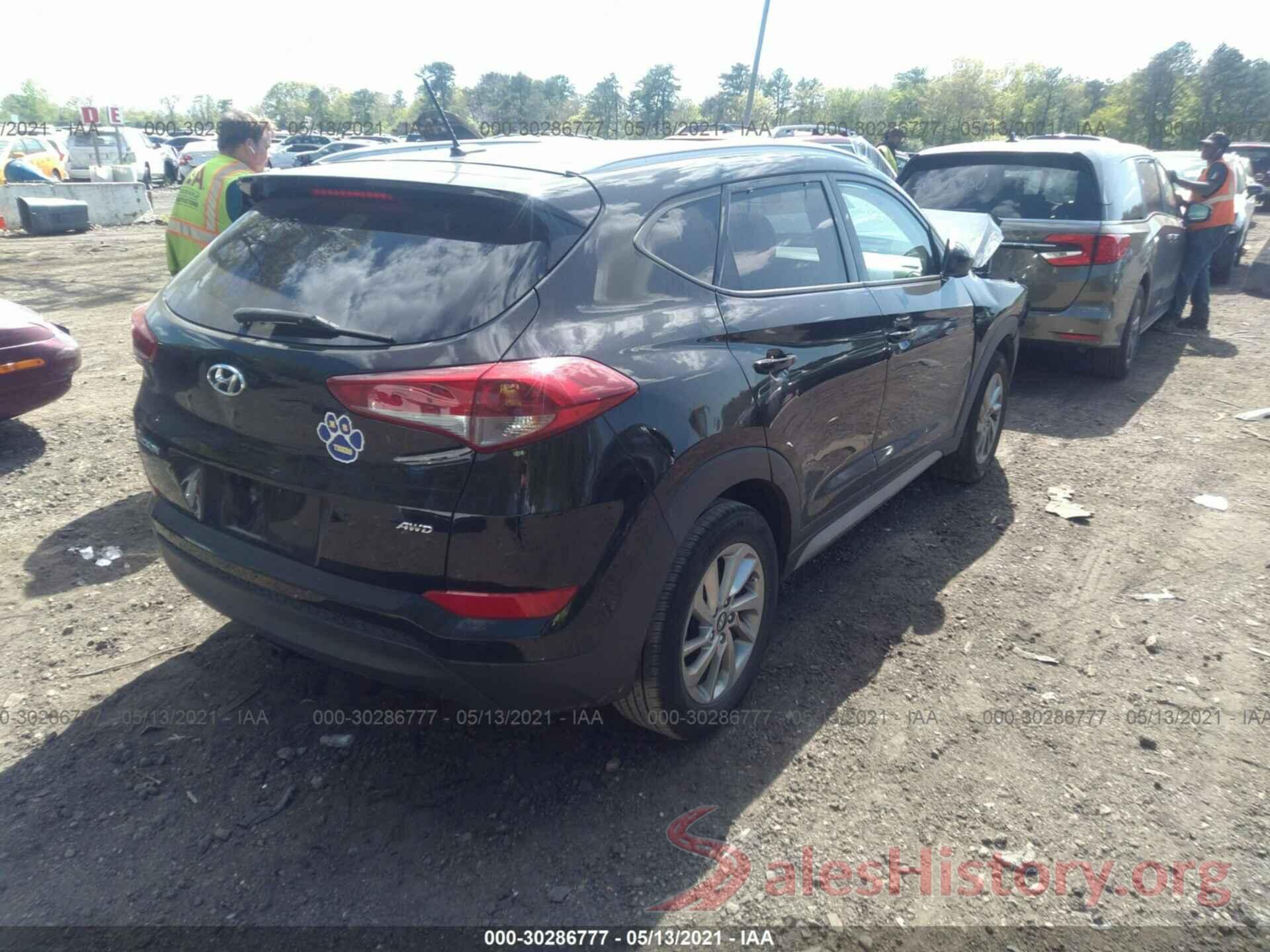 KM8J3CA46HU585424 2017 HYUNDAI TUCSON