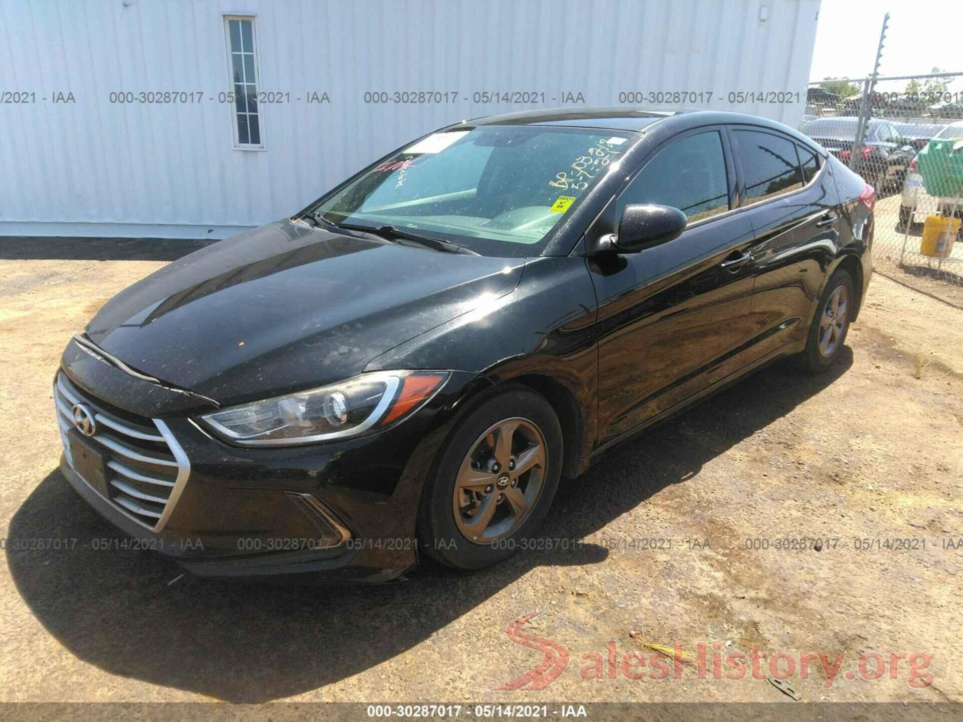 5NPD94LA6HH101349 2017 HYUNDAI ELANTRA