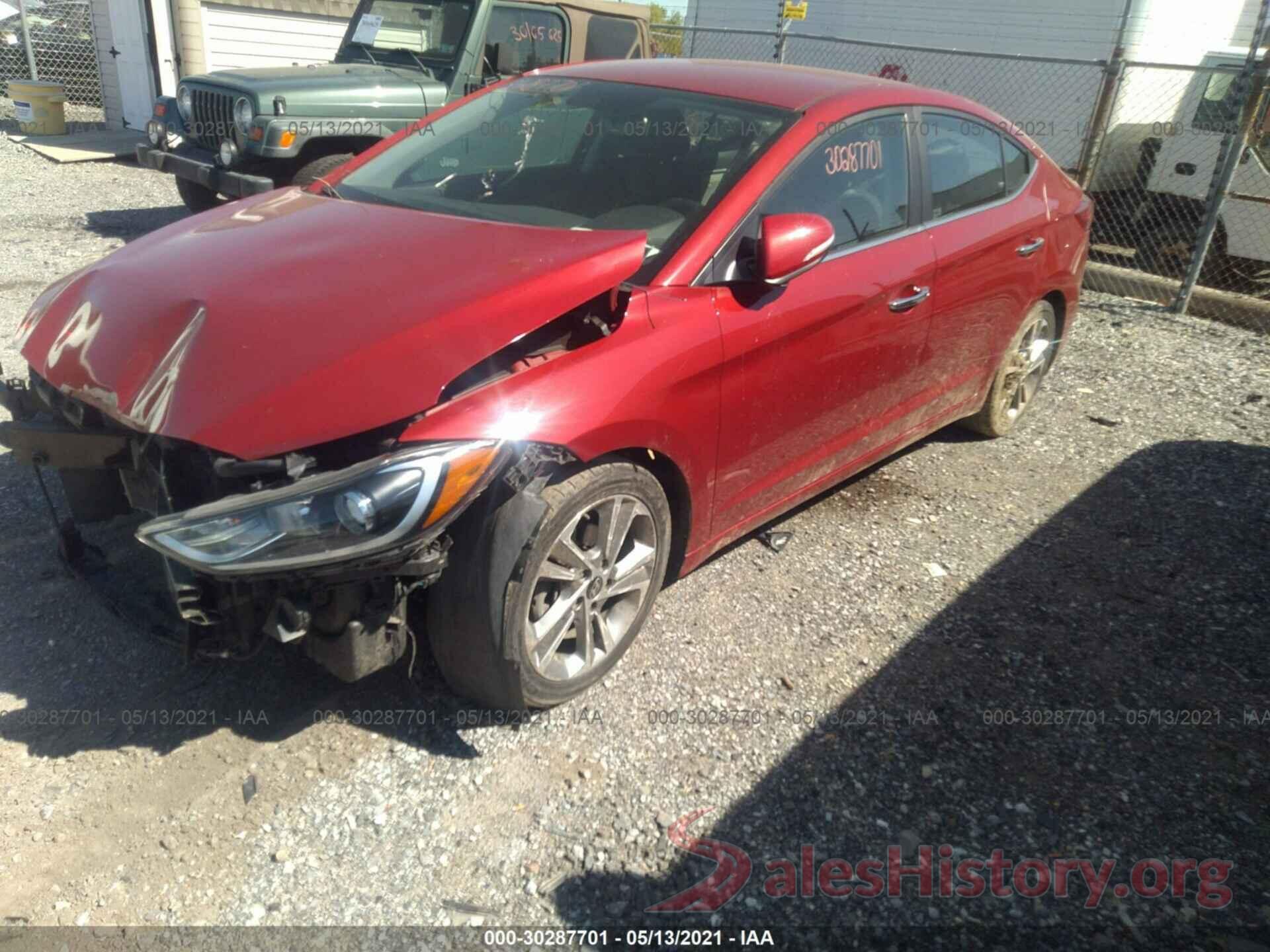 KMHD84LF0HU303717 2017 HYUNDAI ELANTRA