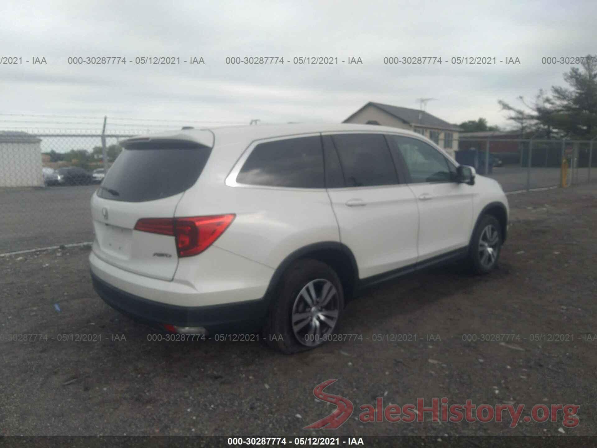 5FNYF6H32HB051886 2017 HONDA PILOT