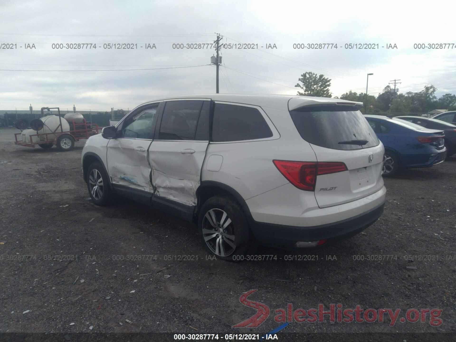 5FNYF6H32HB051886 2017 HONDA PILOT