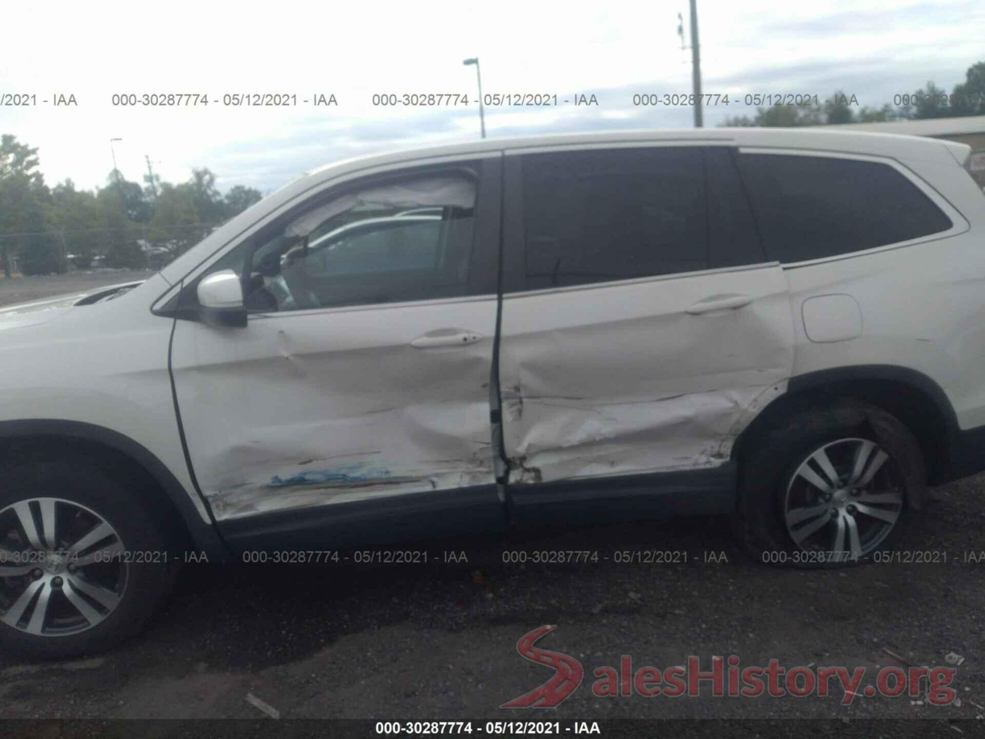 5FNYF6H32HB051886 2017 HONDA PILOT