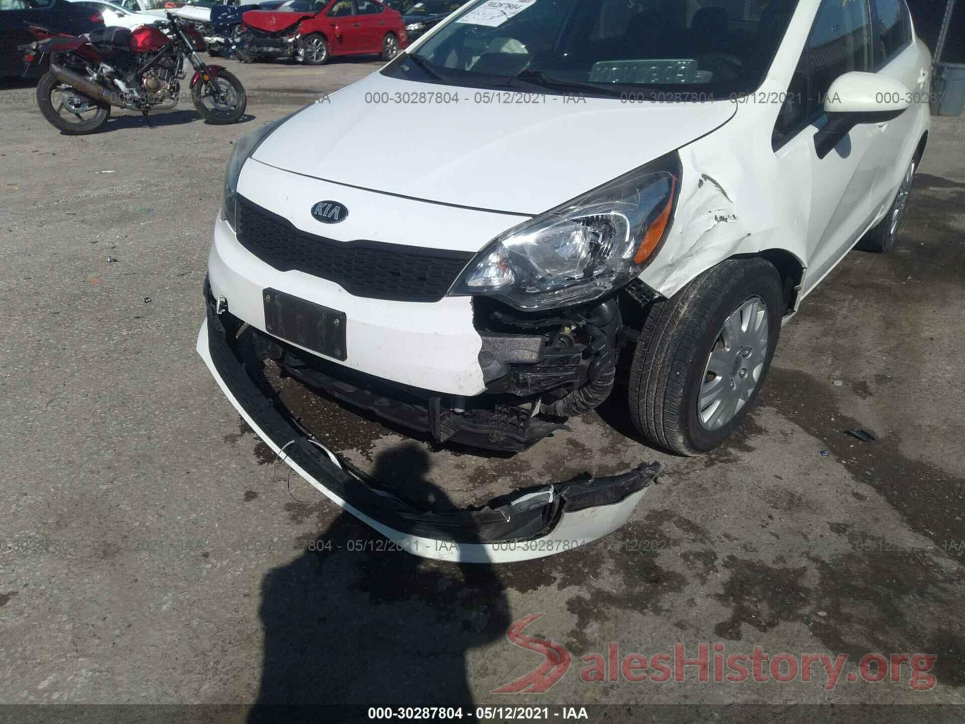 KNADM4A37G6543128 2016 KIA RIO