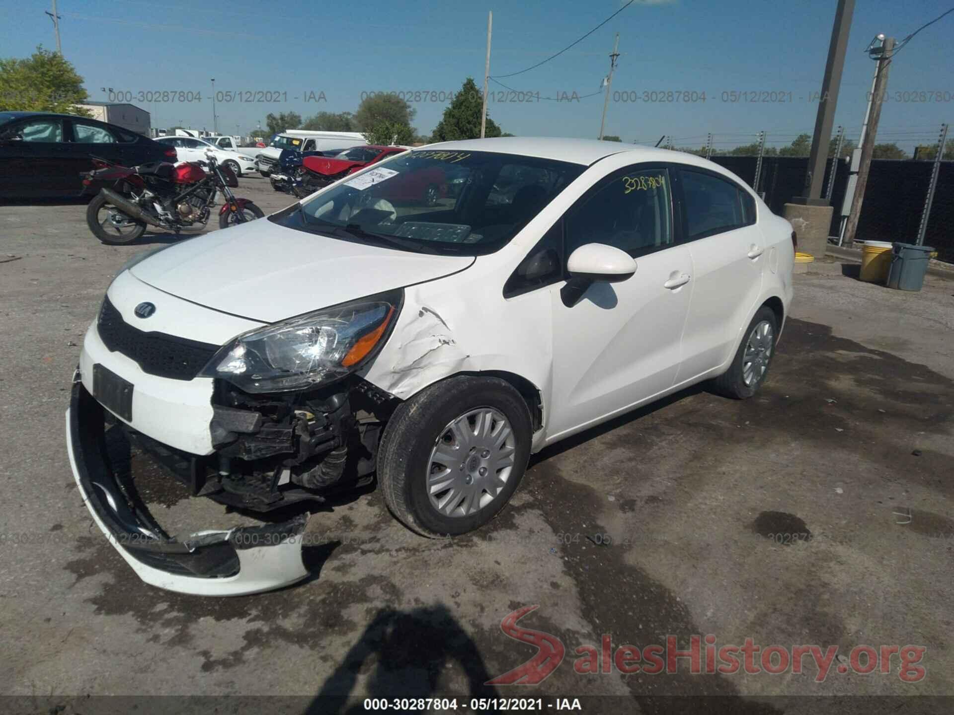 KNADM4A37G6543128 2016 KIA RIO