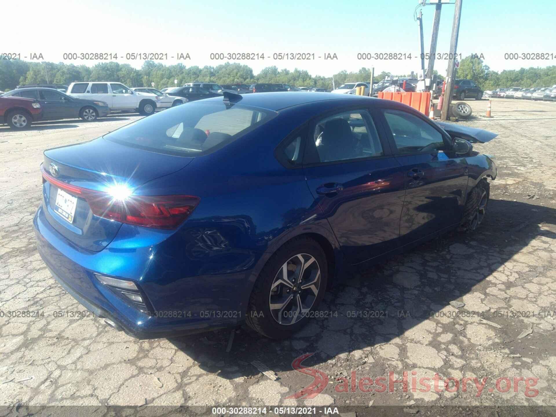 3KPF24AD6KE013102 2019 KIA FORTE