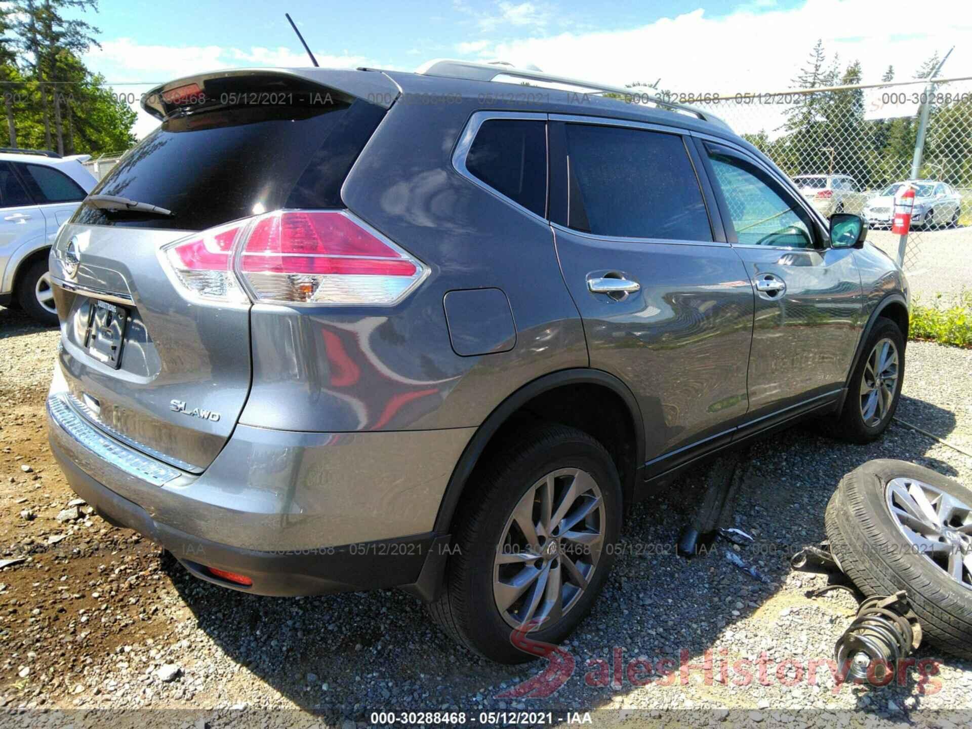 5N1AT2MV6GC850829 2016 NISSAN ROGUE