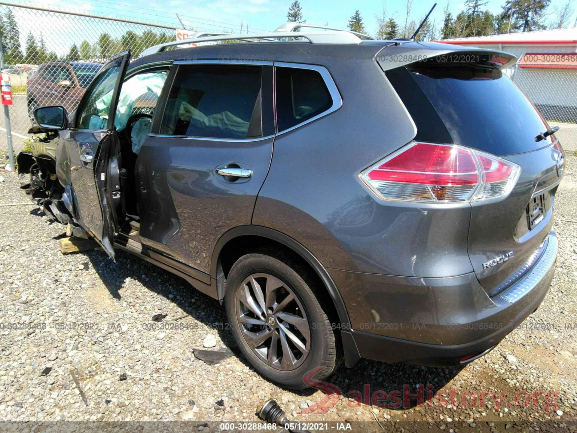 5N1AT2MV6GC850829 2016 NISSAN ROGUE