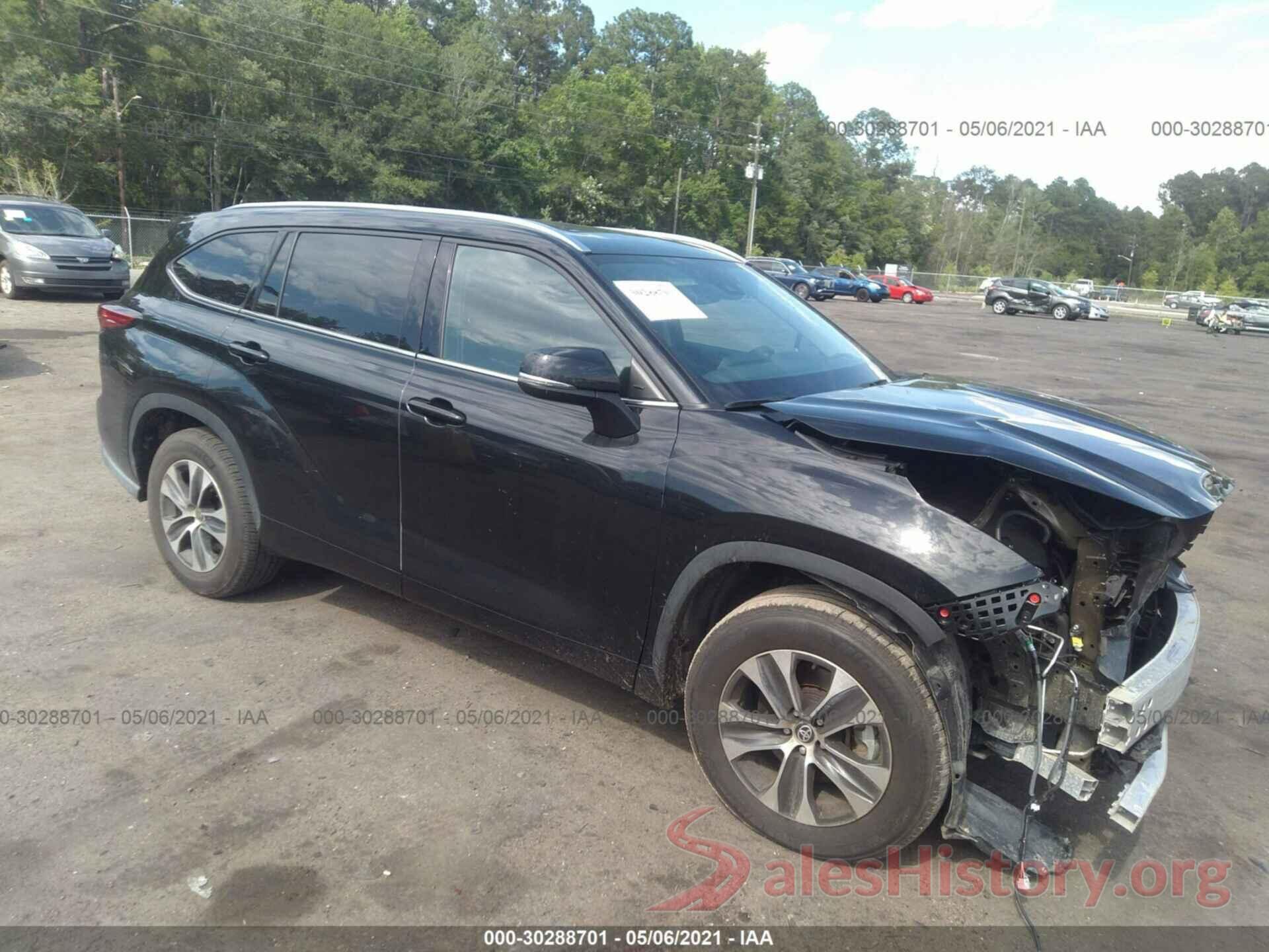 5TDGZRAH0MS516861 2021 TOYOTA HIGHLANDER