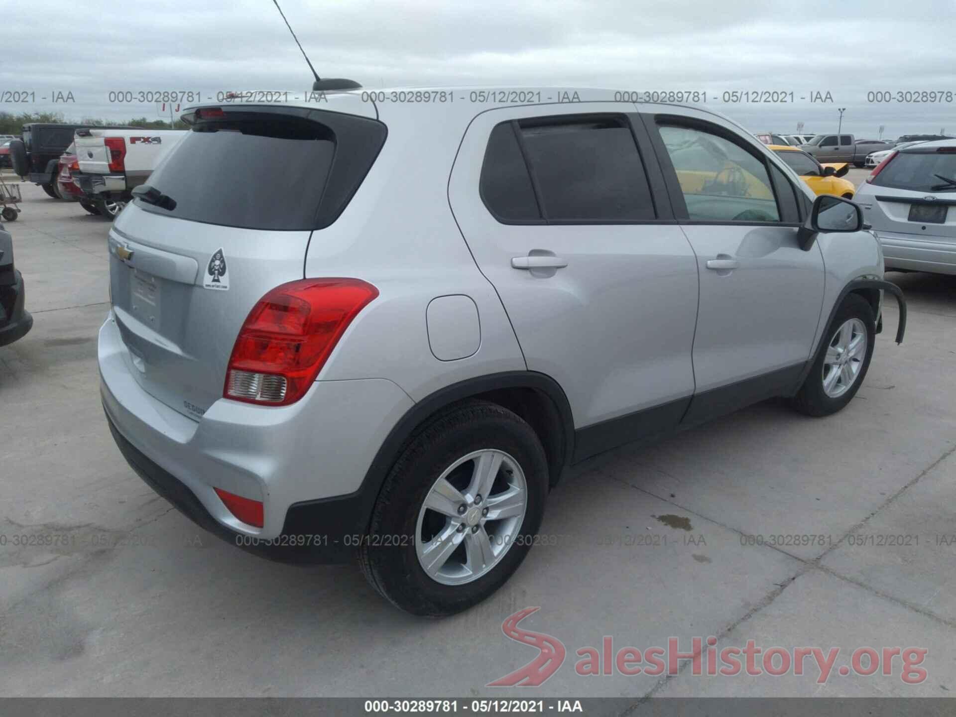 KL7CJKSB6LB319784 2020 CHEVROLET TRAX