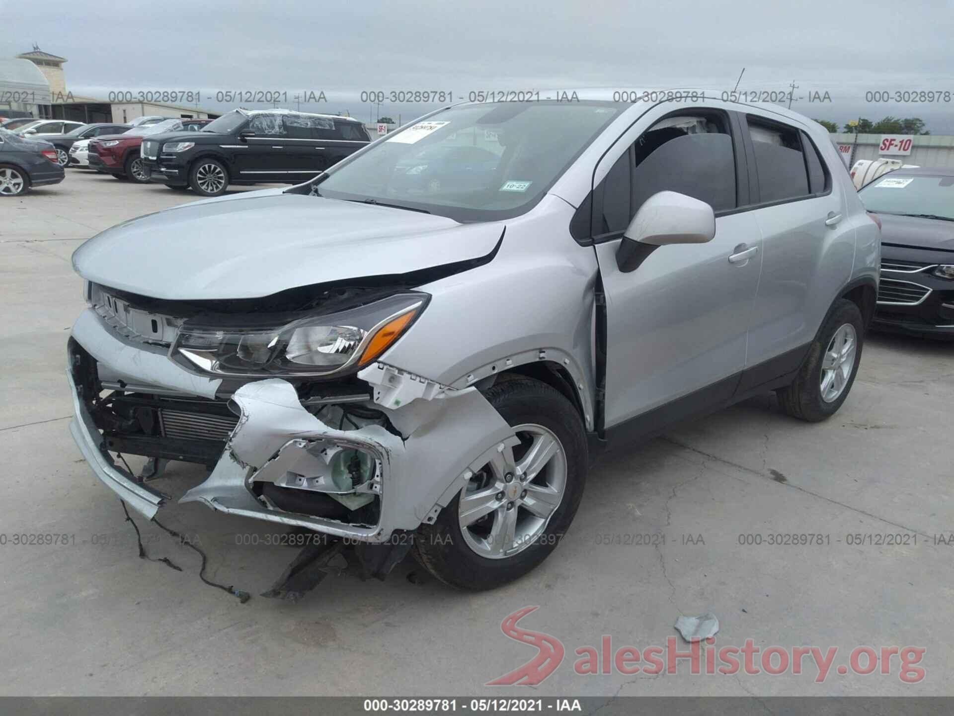 KL7CJKSB6LB319784 2020 CHEVROLET TRAX