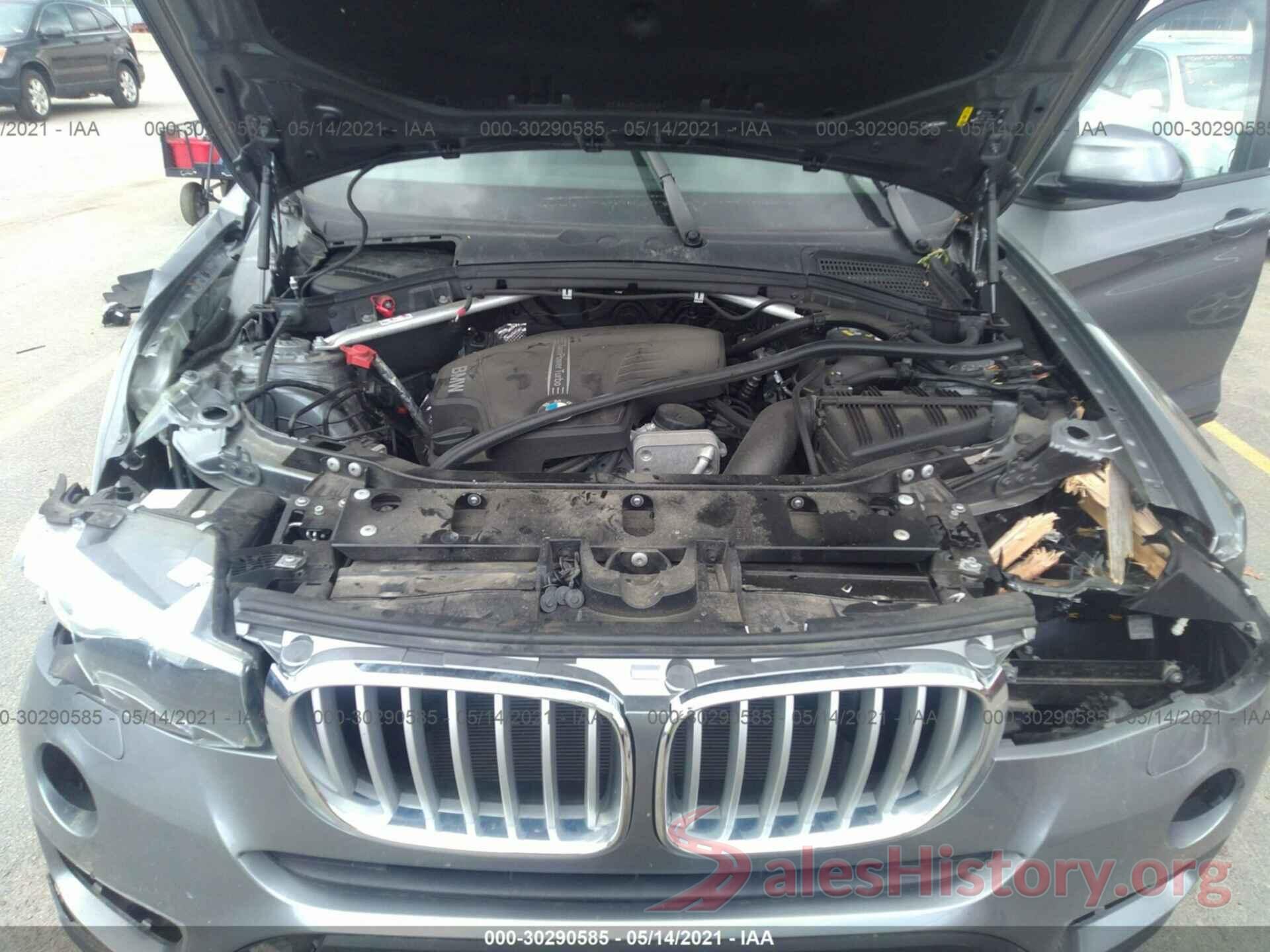 5UXWX9C30H0W74322 2017 BMW X3