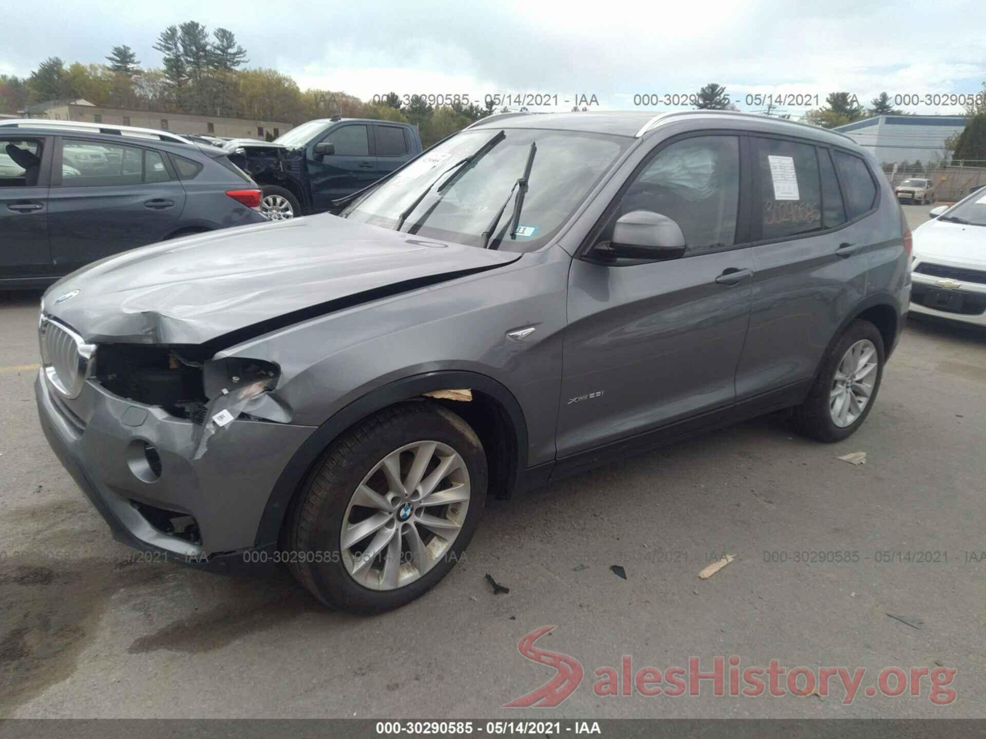 5UXWX9C30H0W74322 2017 BMW X3