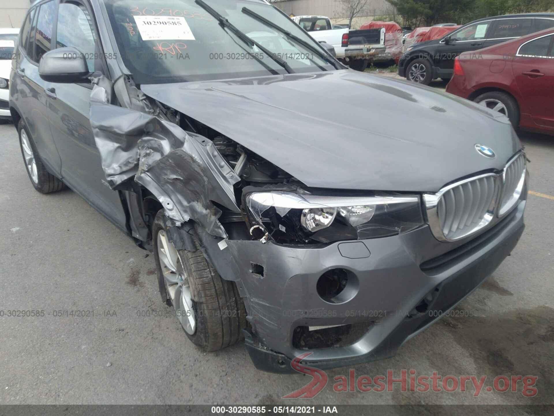 5UXWX9C30H0W74322 2017 BMW X3