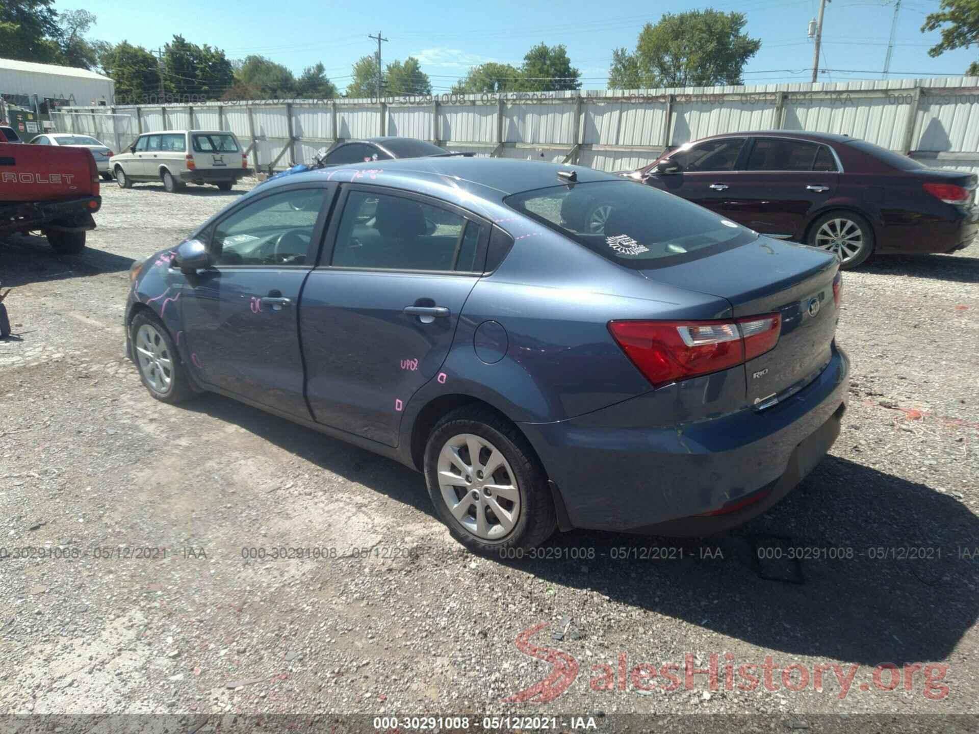 KNADM4A34G6650881 2016 KIA RIO