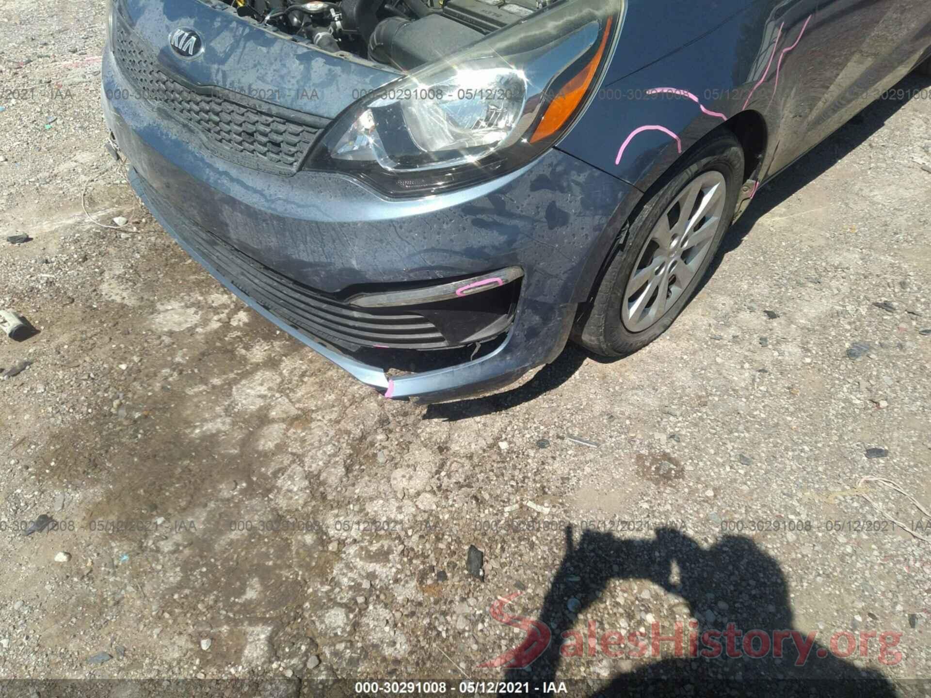 KNADM4A34G6650881 2016 KIA RIO