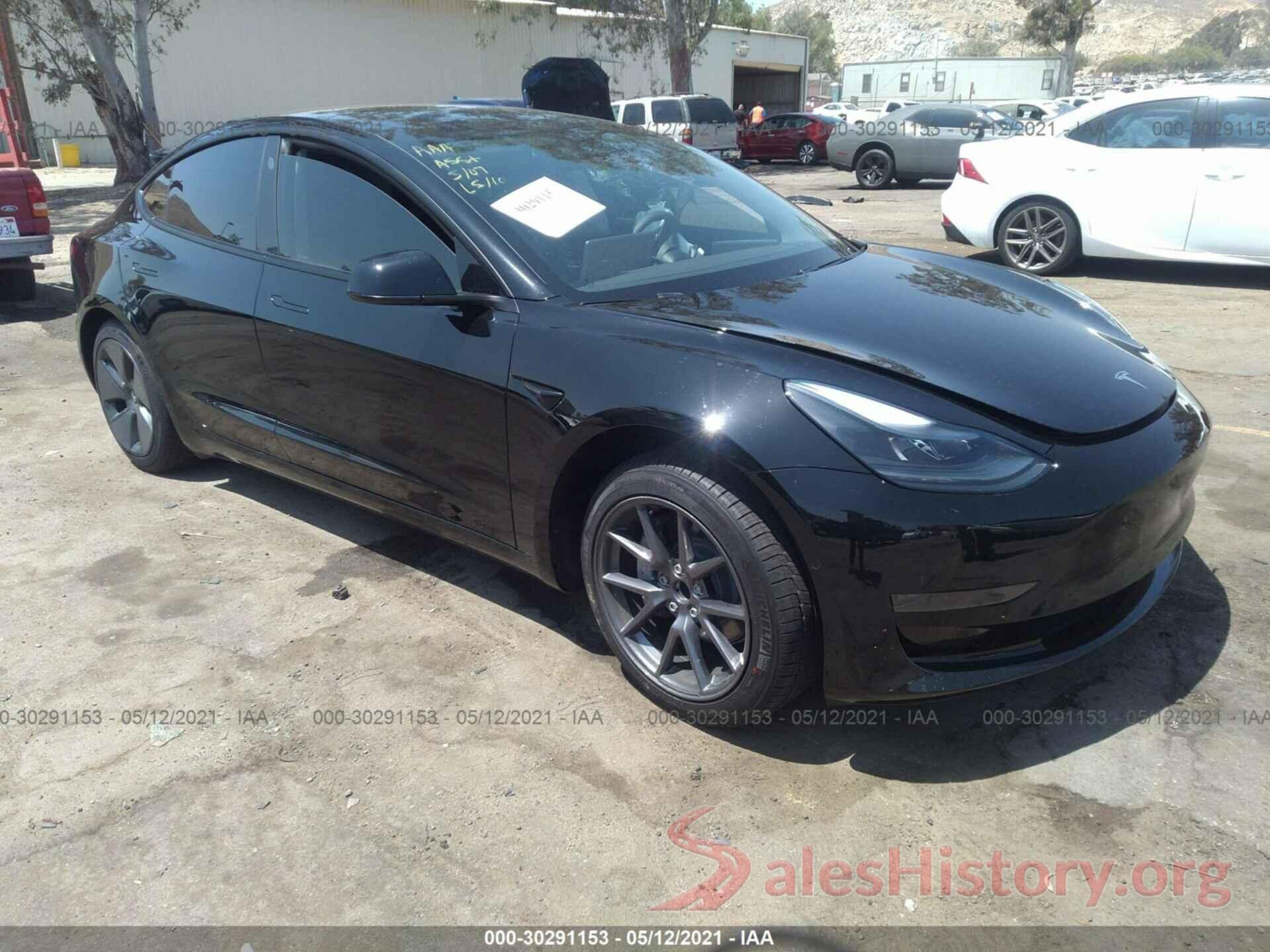 5YJ3E1EA6MF930241 2021 TESLA MODEL 3