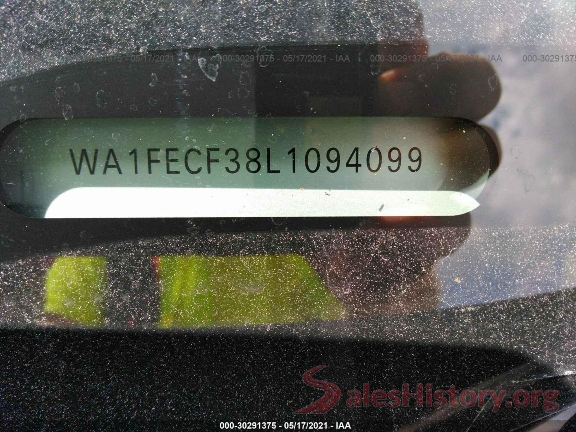 WA1FECF38L1094099 2020 AUDI Q3