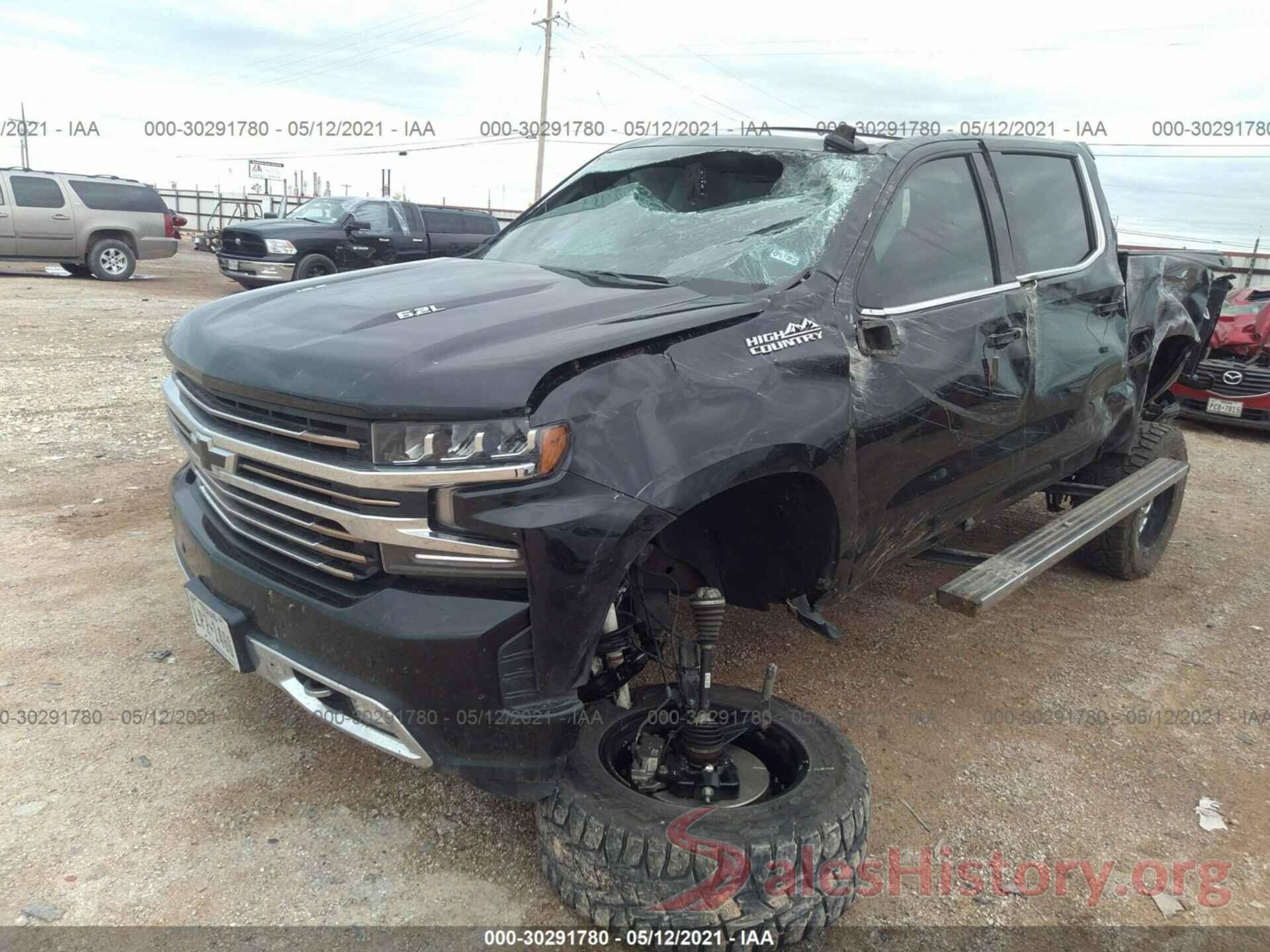 1GCUYHEL8KZ201249 2019 CHEVROLET SILVERADO 1500