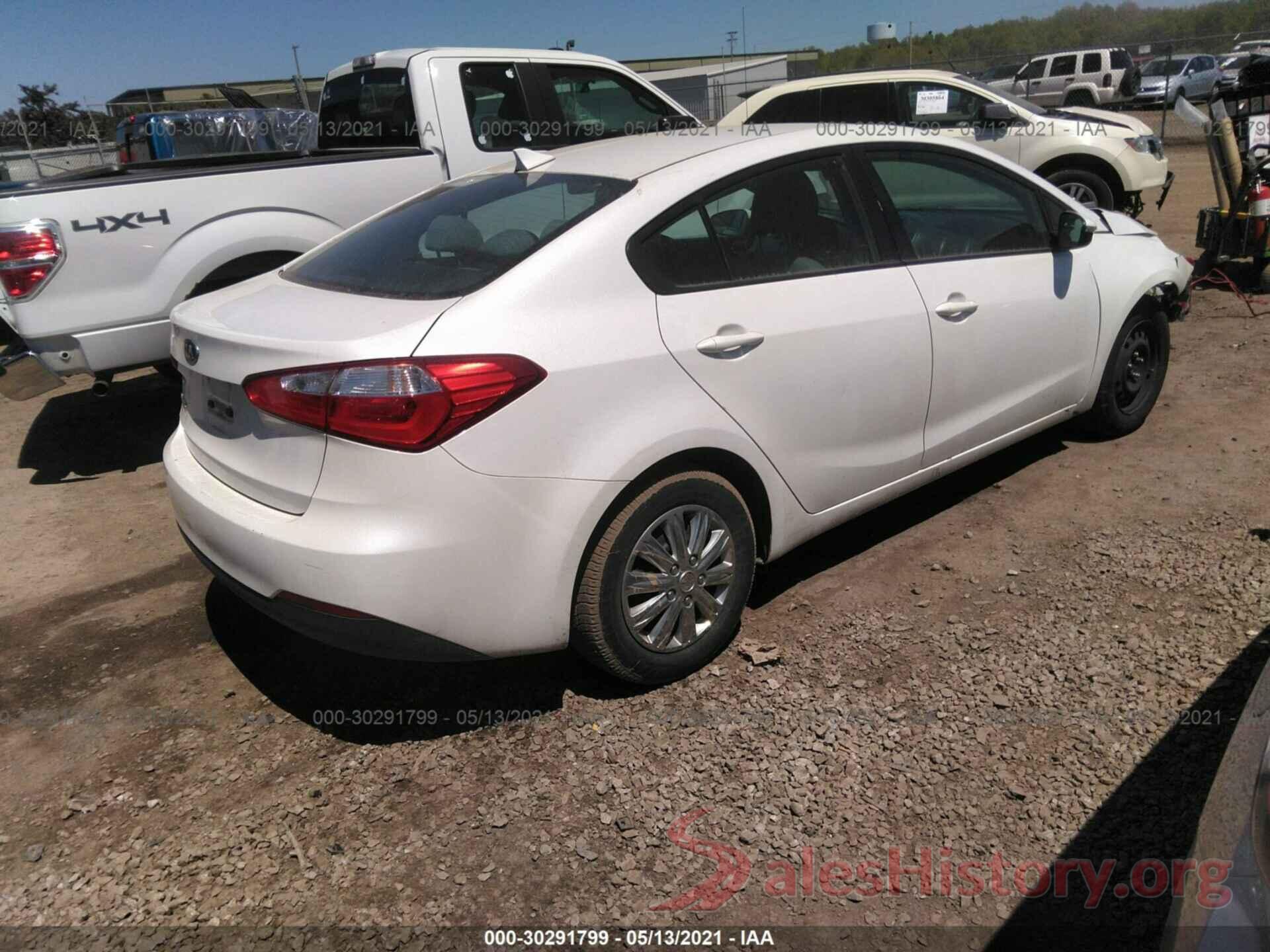 KNAFX4A68G5555160 2016 KIA FORTE