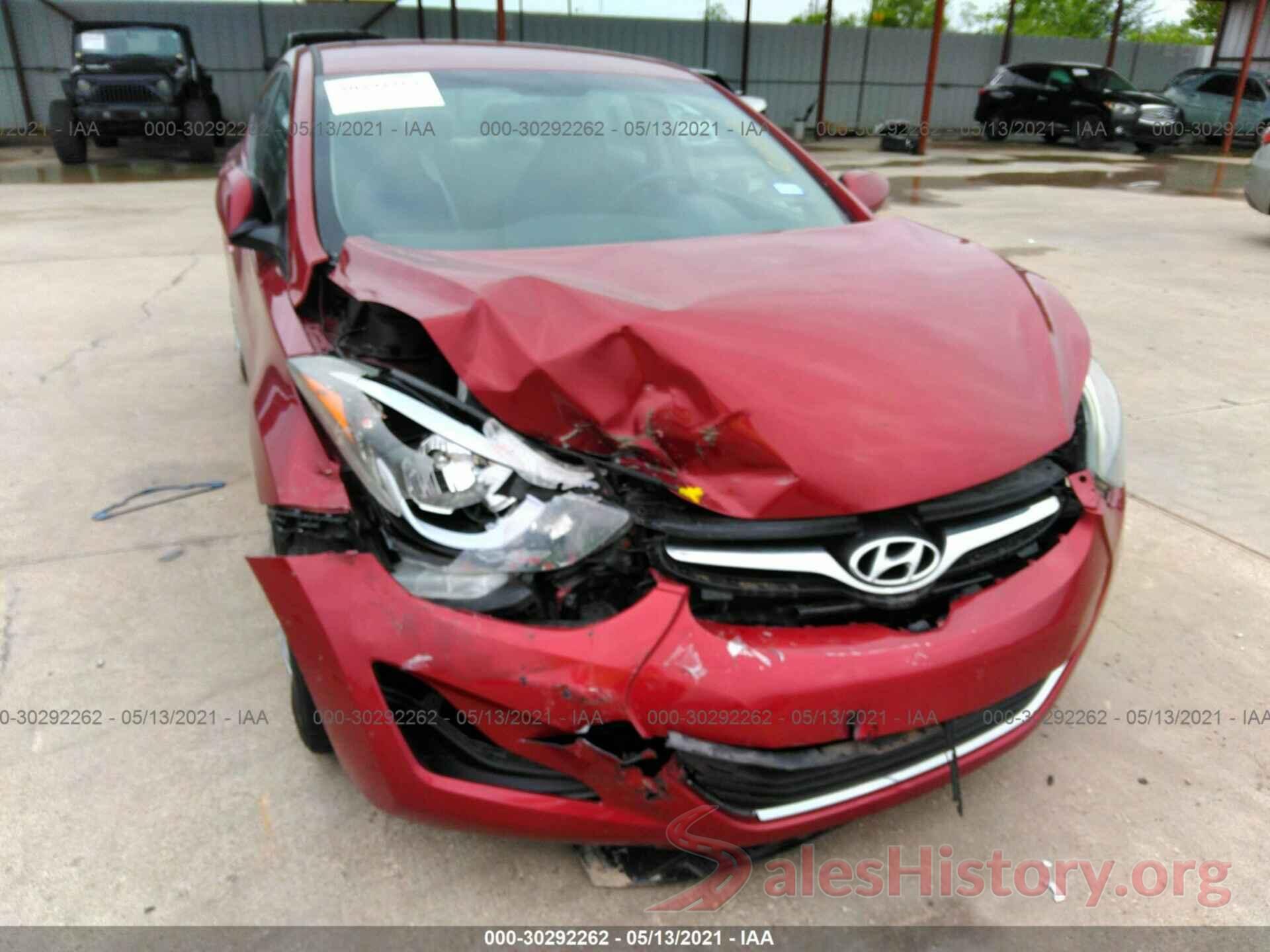 5NPDH4AE0GH724165 2016 HYUNDAI ELANTRA