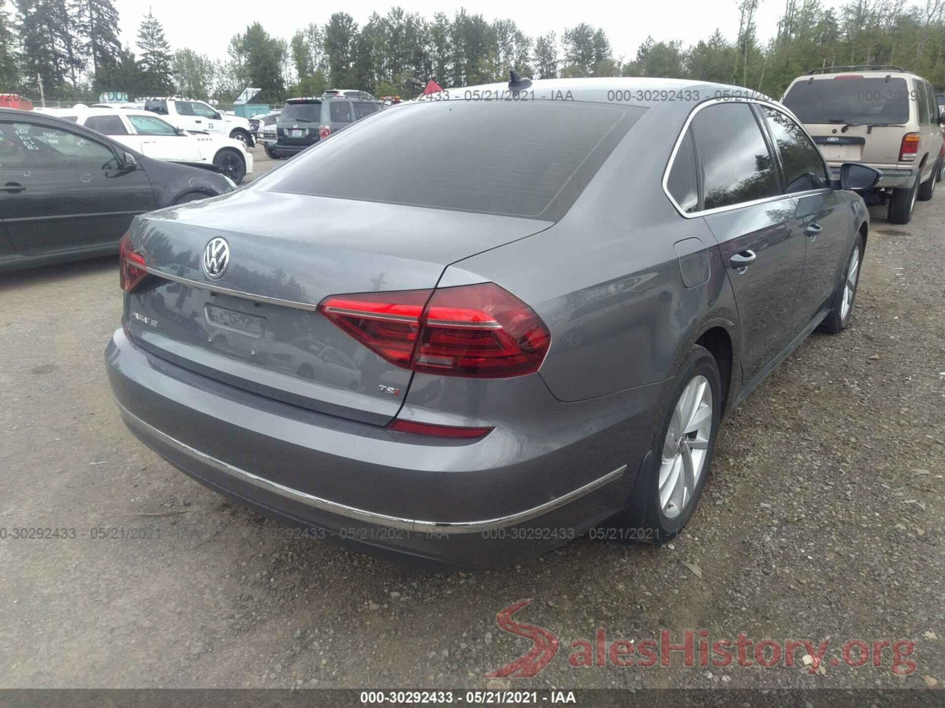 1VWBA7A31JC020567 2018 VOLKSWAGEN PASSAT