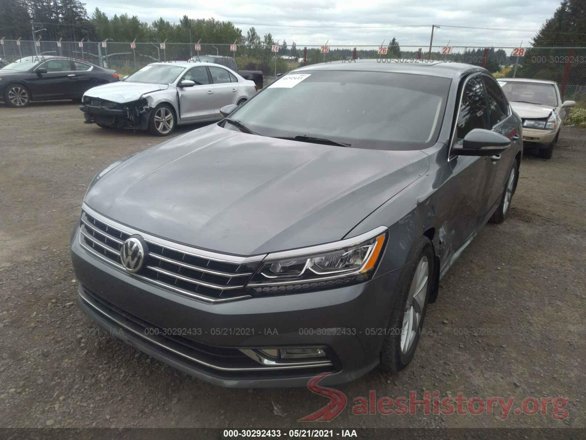 1VWBA7A31JC020567 2018 VOLKSWAGEN PASSAT