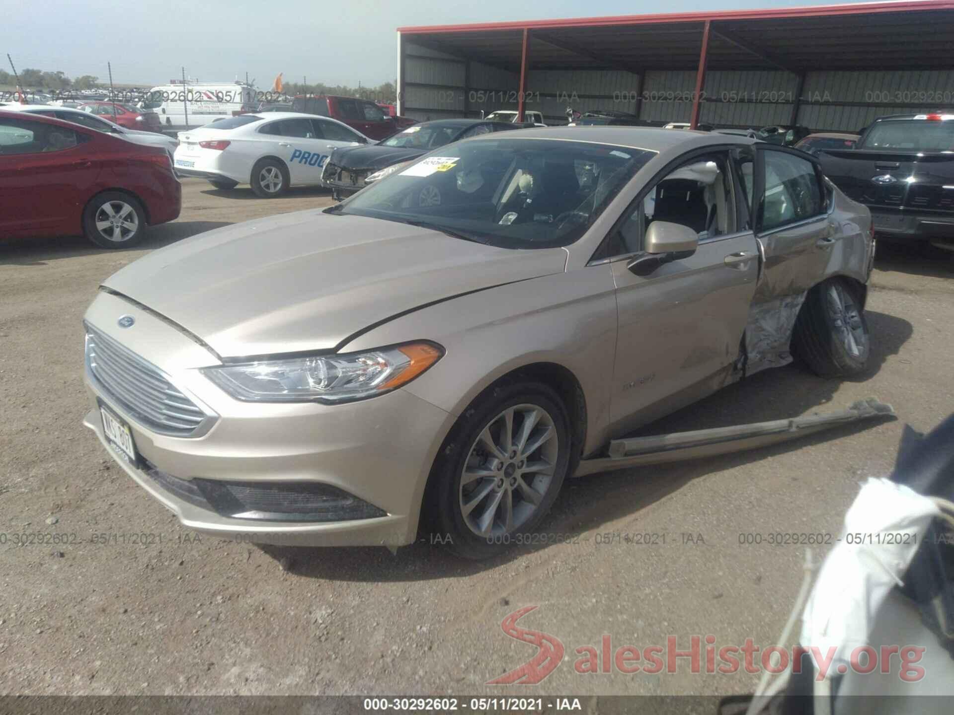 3FA6P0LU0HR384741 2017 FORD FUSION