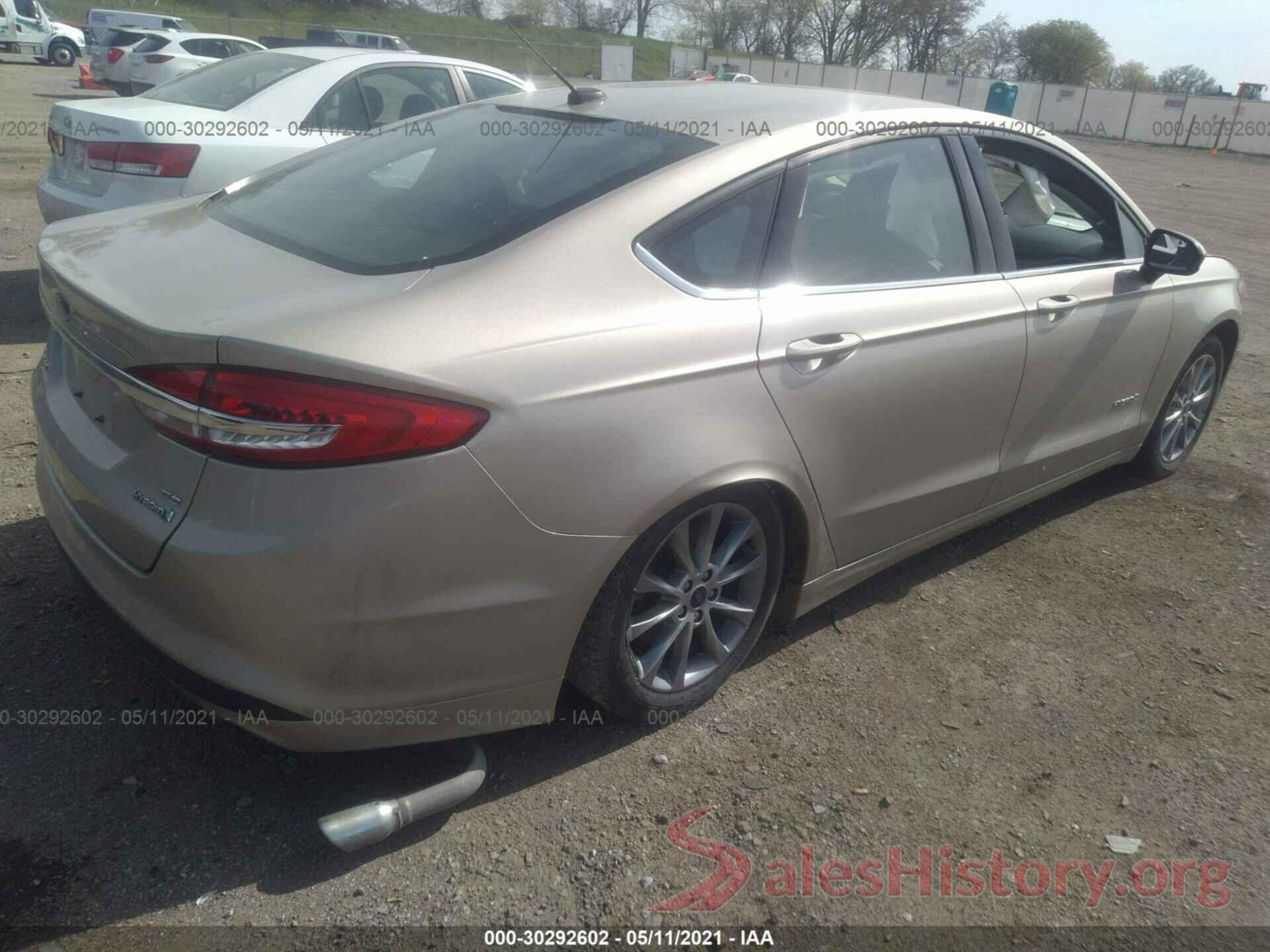 3FA6P0LU0HR384741 2017 FORD FUSION