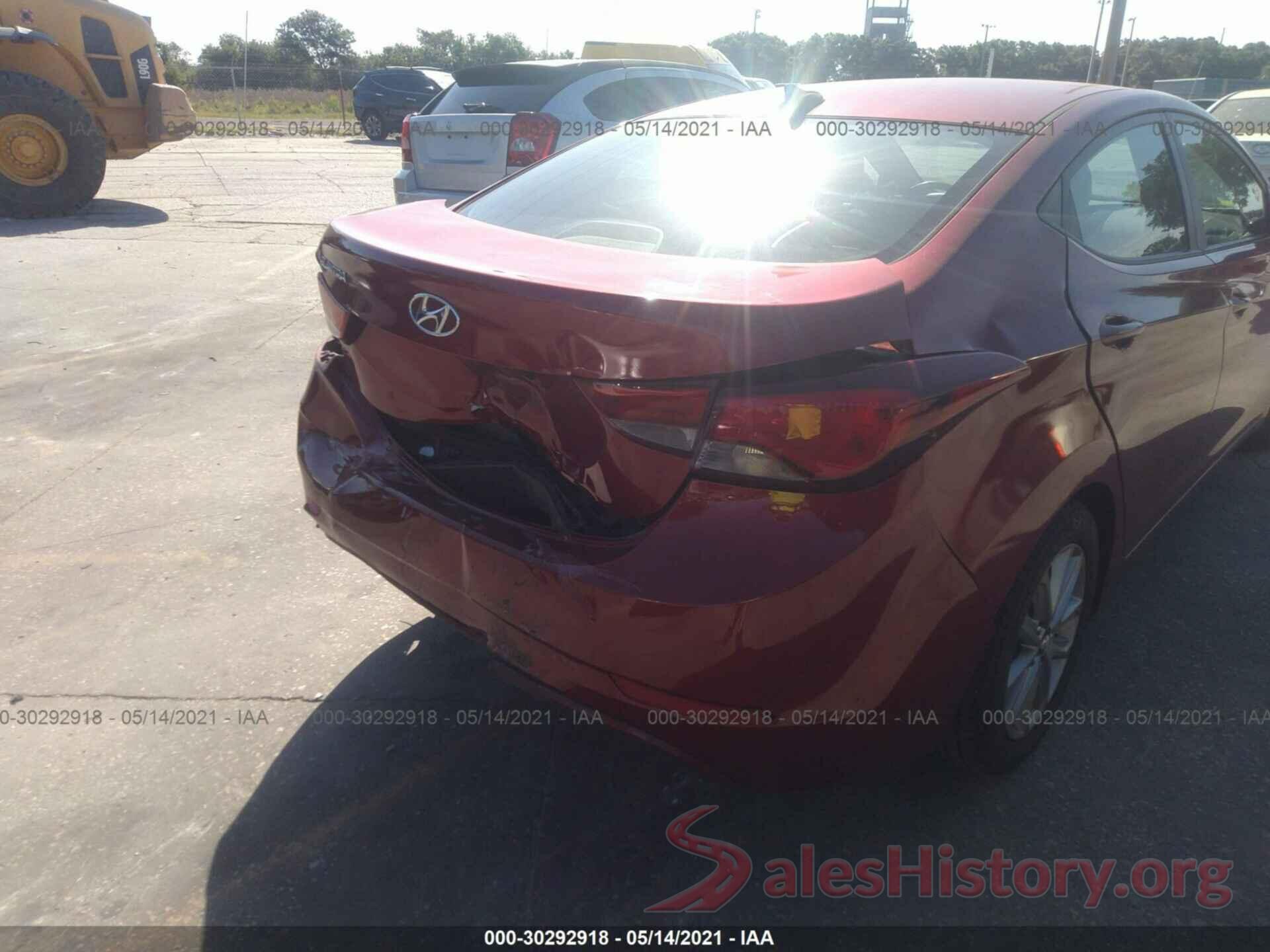 5NPDH4AEXGH683091 2016 HYUNDAI ELANTRA