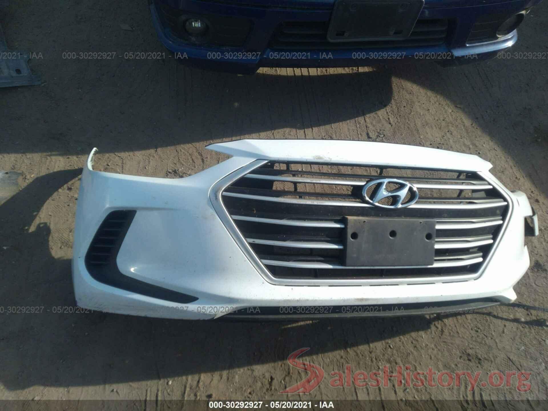 5NPD74LF6HH194455 2017 HYUNDAI ELANTRA