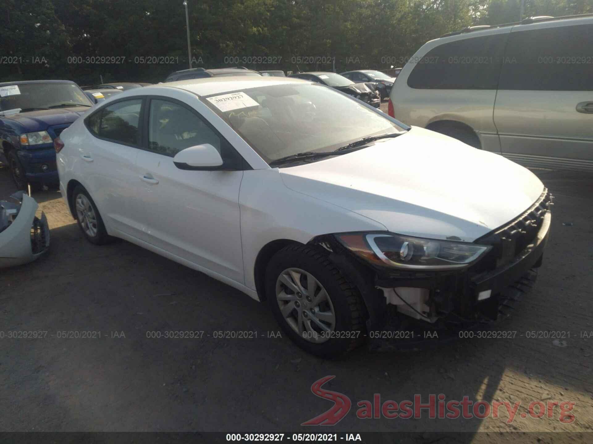 5NPD74LF6HH194455 2017 HYUNDAI ELANTRA