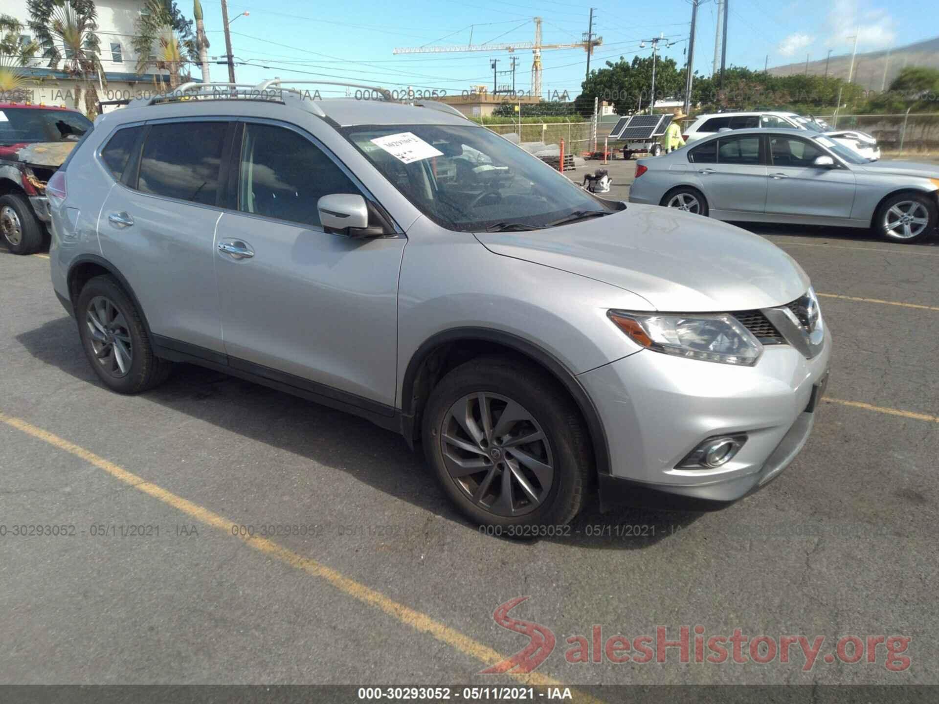 5N1AT2MT7GC749667 2016 NISSAN ROGUE