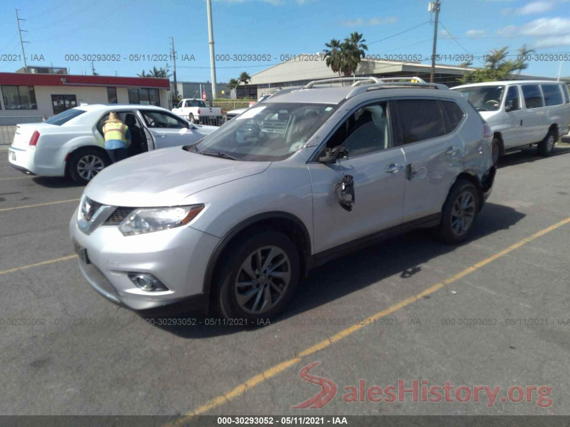 5N1AT2MT7GC749667 2016 NISSAN ROGUE