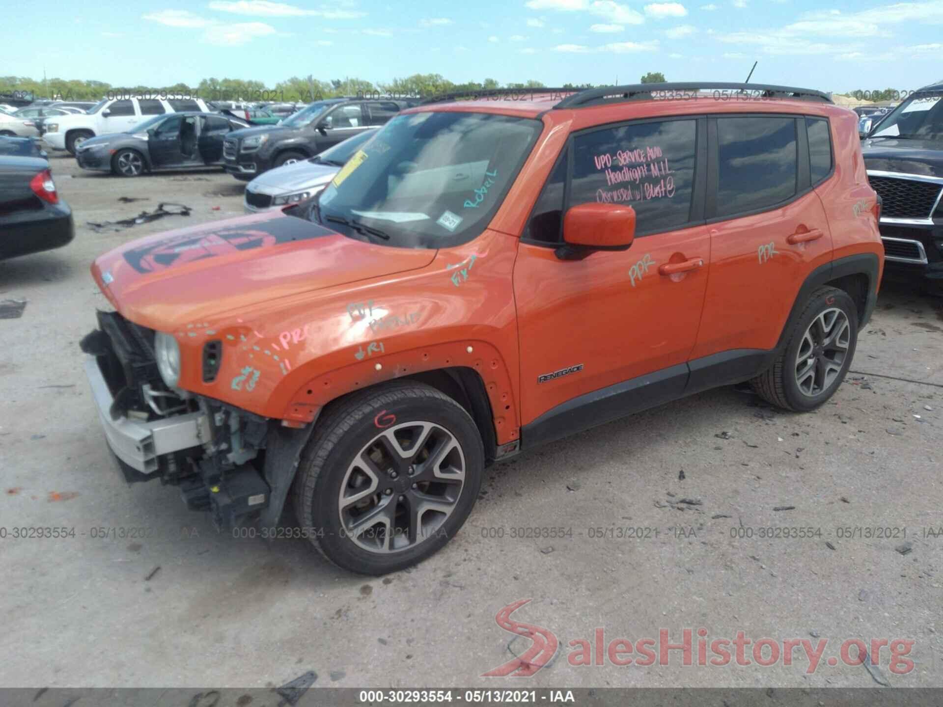 ZACCJABT7GPD60314 2016 JEEP RENEGADE