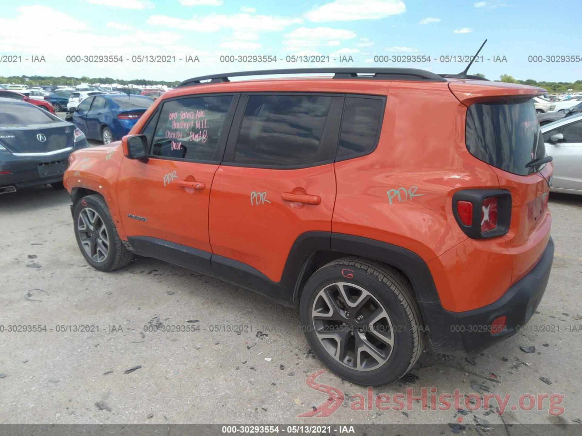 ZACCJABT7GPD60314 2016 JEEP RENEGADE