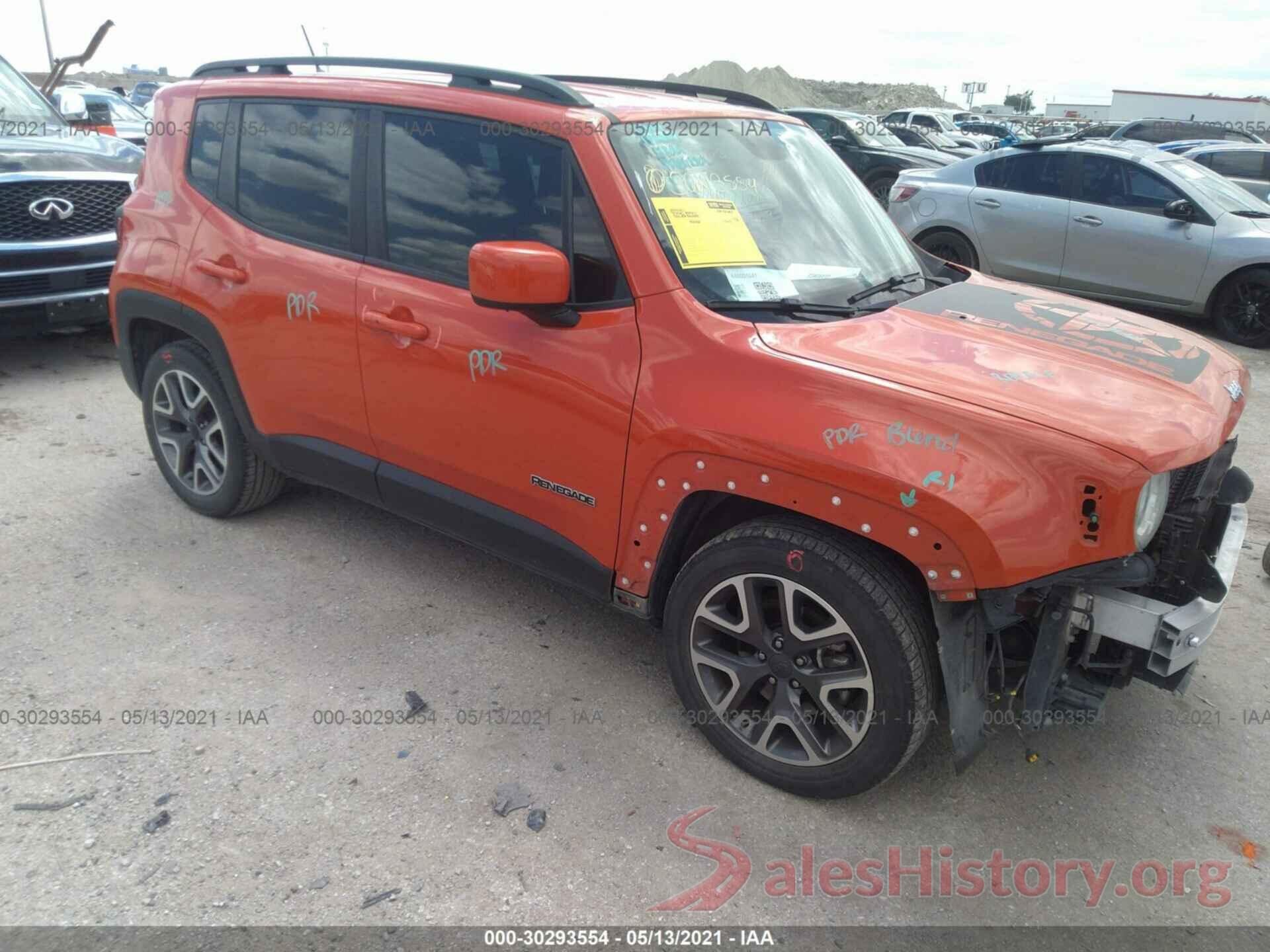 ZACCJABT7GPD60314 2016 JEEP RENEGADE