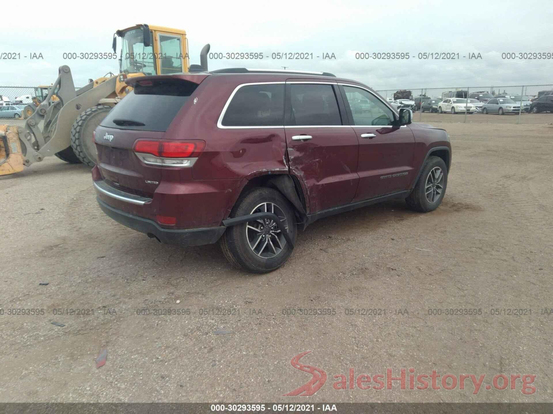 1C4RJFBG1LC263876 2020 JEEP GRAND CHEROKEE