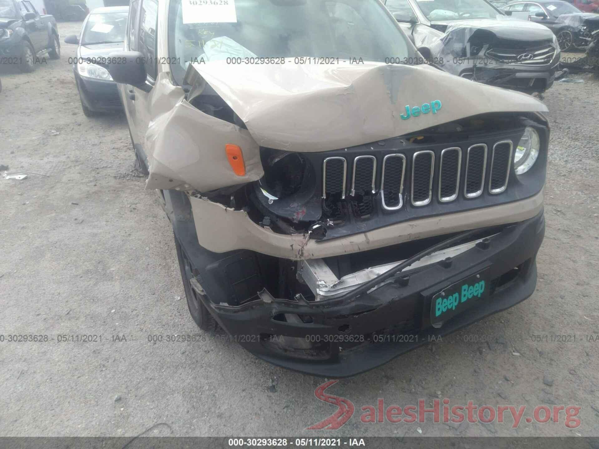 ZACCJAAWXGPC53771 2016 JEEP RENEGADE