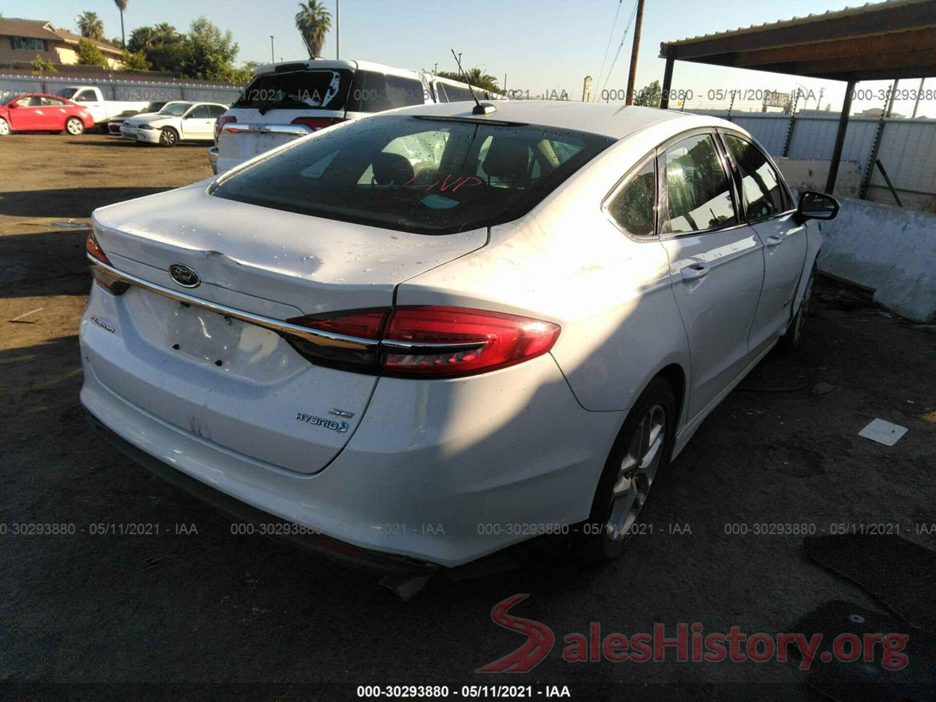 3FA6P0LU0HR351254 2017 FORD FUSION