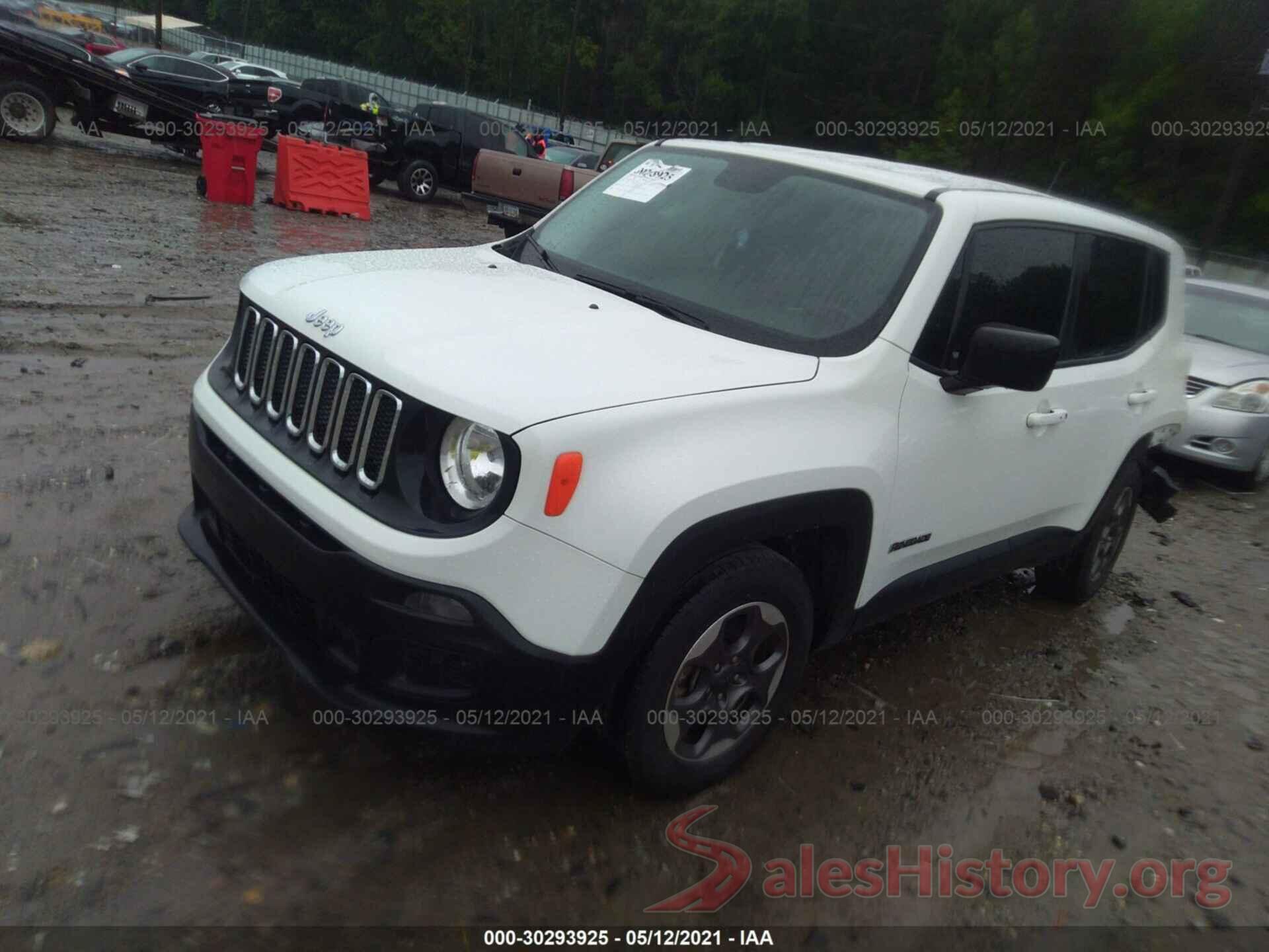 ZACCJAAT6GPD50553 2016 JEEP RENEGADE