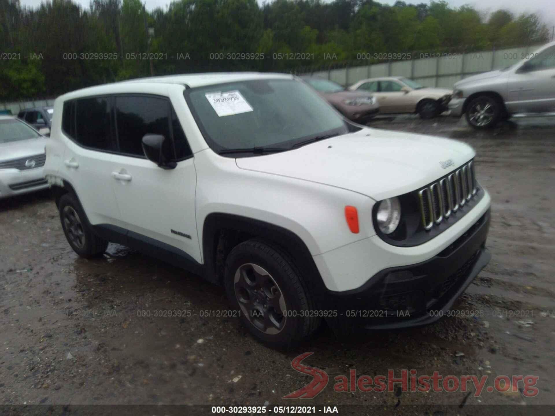 ZACCJAAT6GPD50553 2016 JEEP RENEGADE