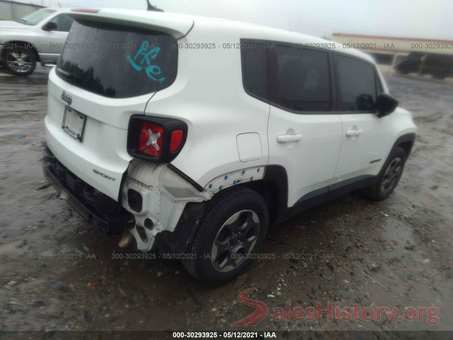 ZACCJAAT6GPD50553 2016 JEEP RENEGADE