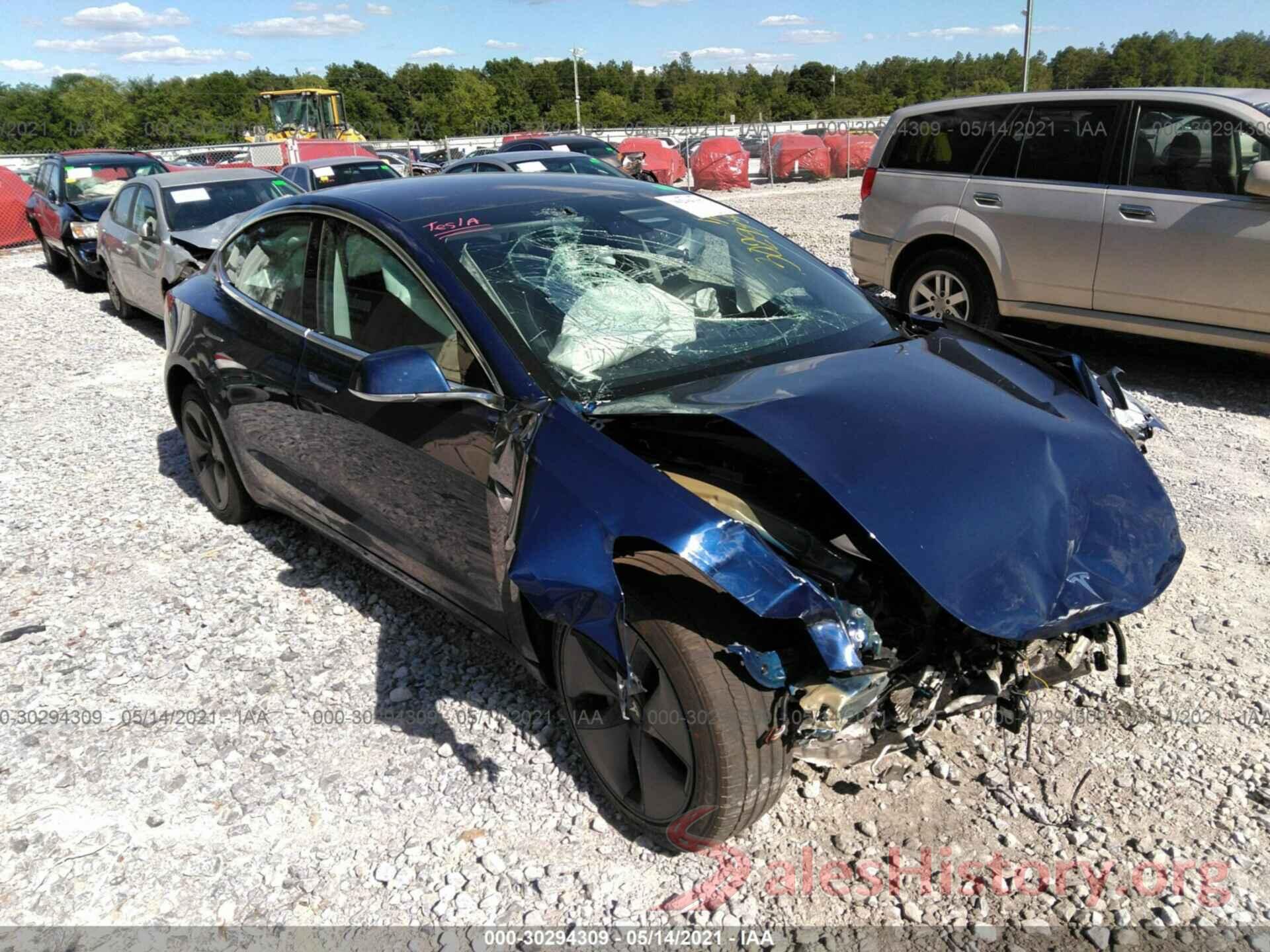 5YJ3E1EA2KF313867 2019 TESLA MODEL 3