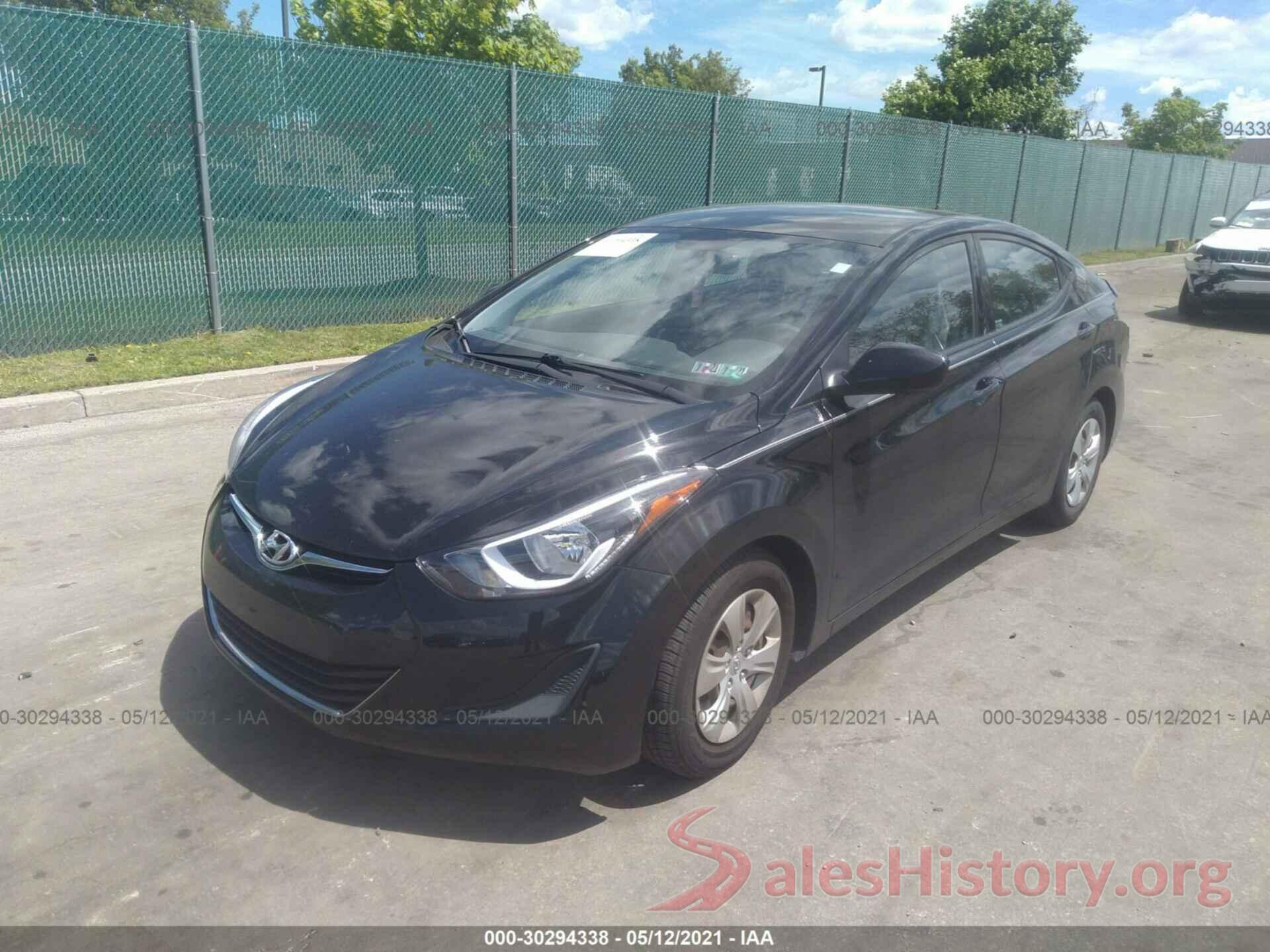 KMHDH4AE9GU601935 2016 HYUNDAI ELANTRA