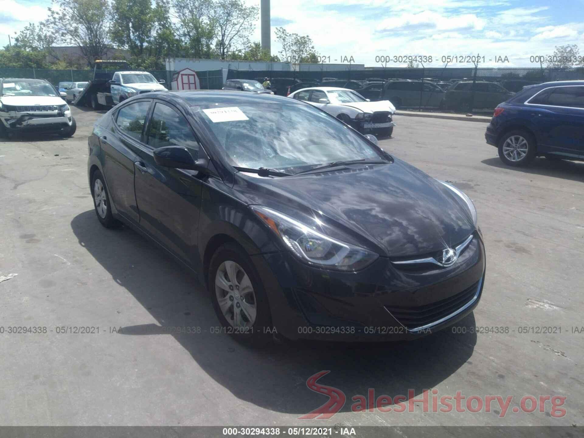 KMHDH4AE9GU601935 2016 HYUNDAI ELANTRA