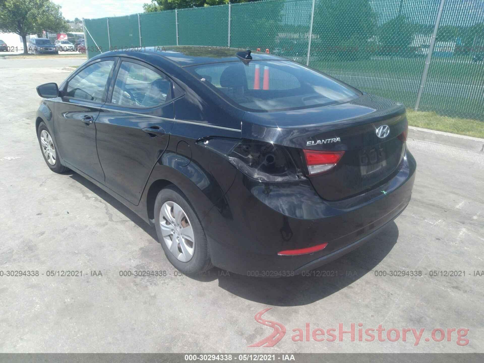 KMHDH4AE9GU601935 2016 HYUNDAI ELANTRA