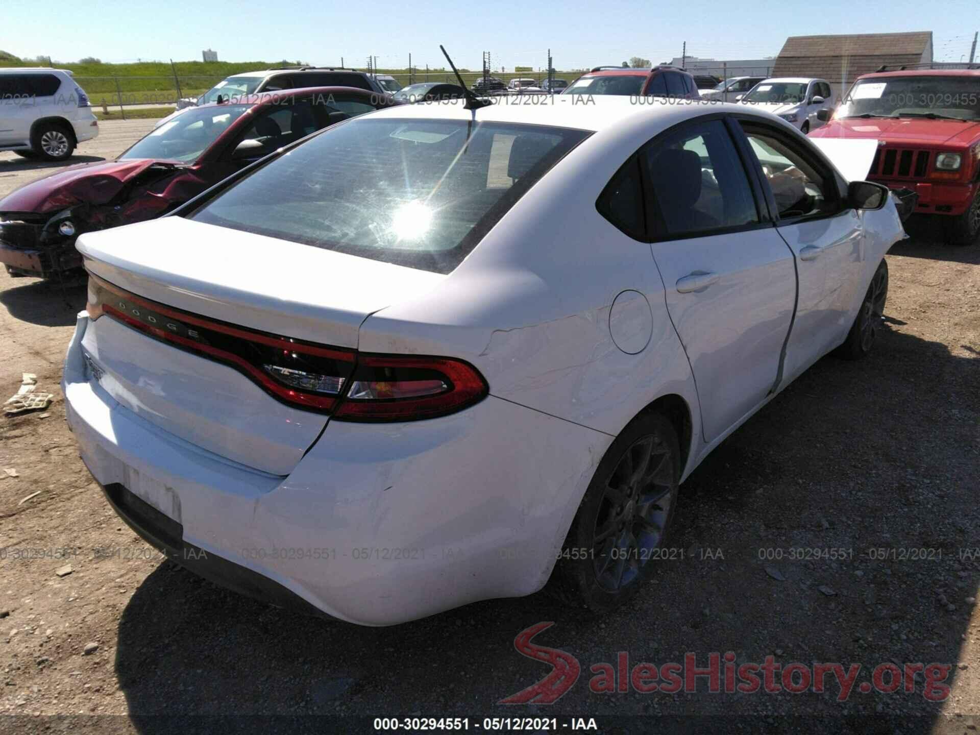 1C3CDFAA3GD533589 2016 DODGE DART