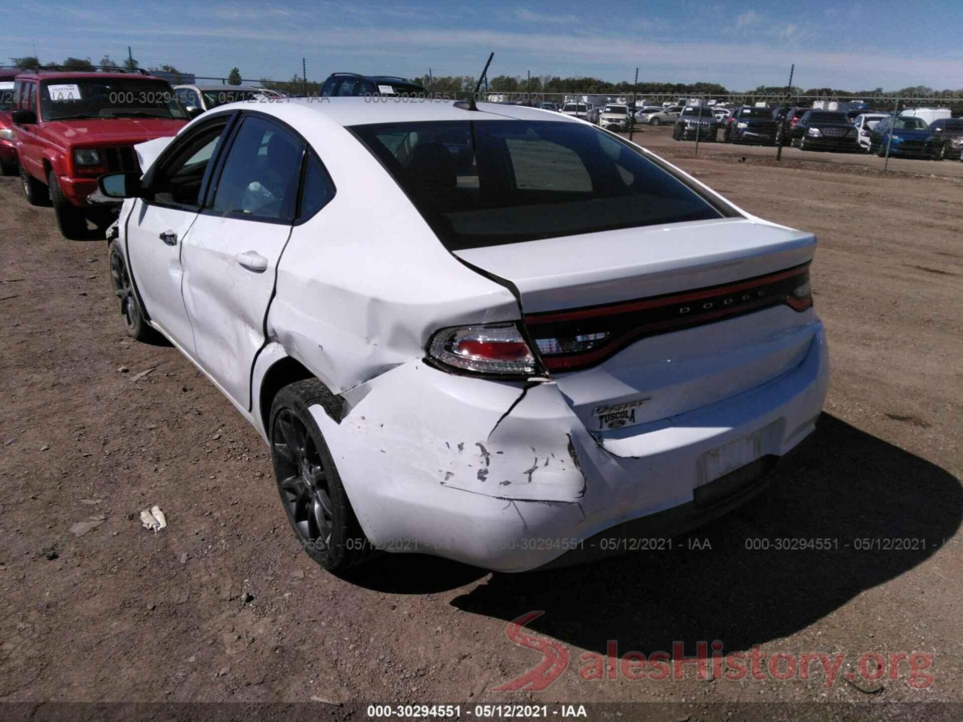 1C3CDFAA3GD533589 2016 DODGE DART